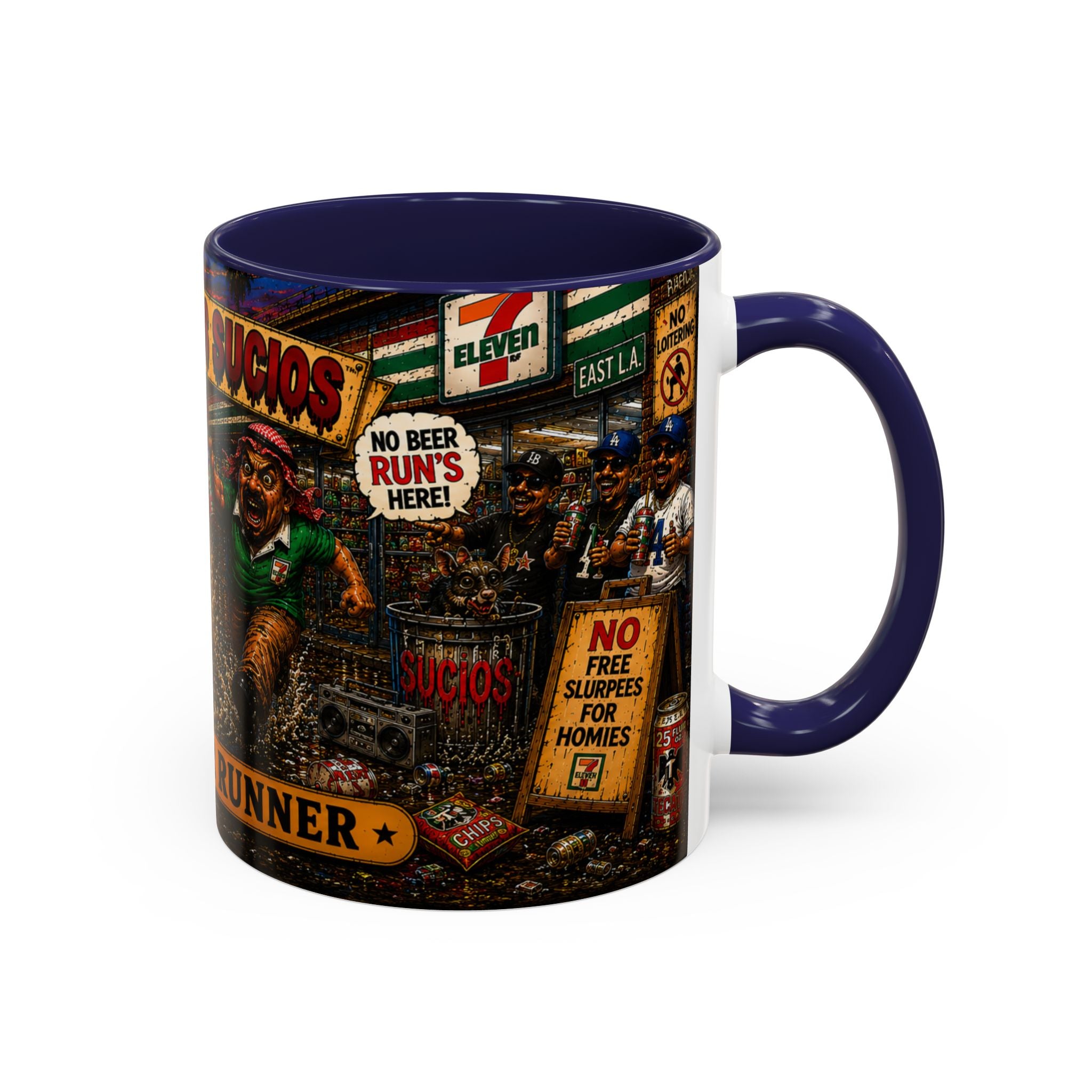 Lil’ Beer Runner | Accent Coffee Mug (11oz & 15oz)
