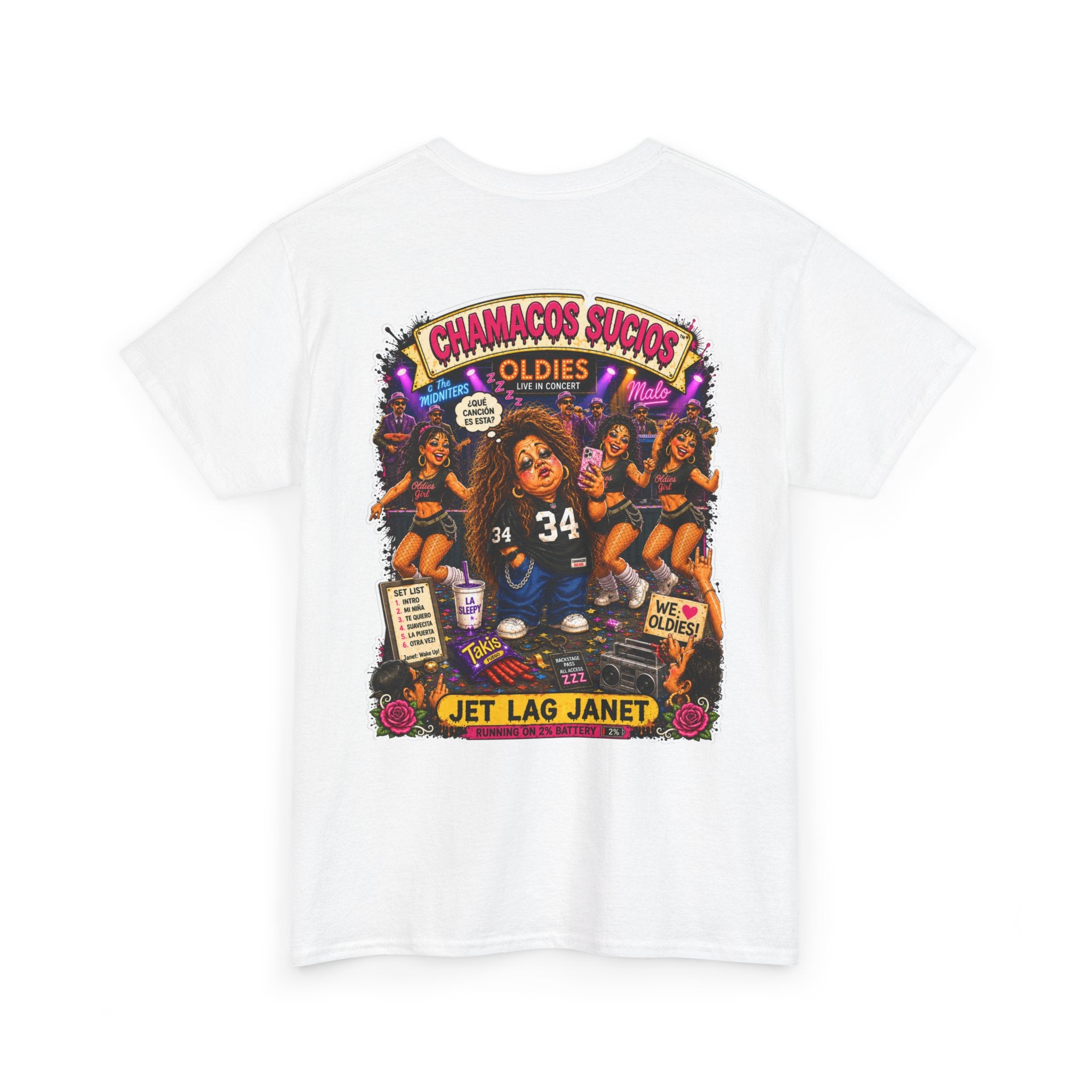 Jet Lag Janet™ | Chamacos Sucios Apparel Edition