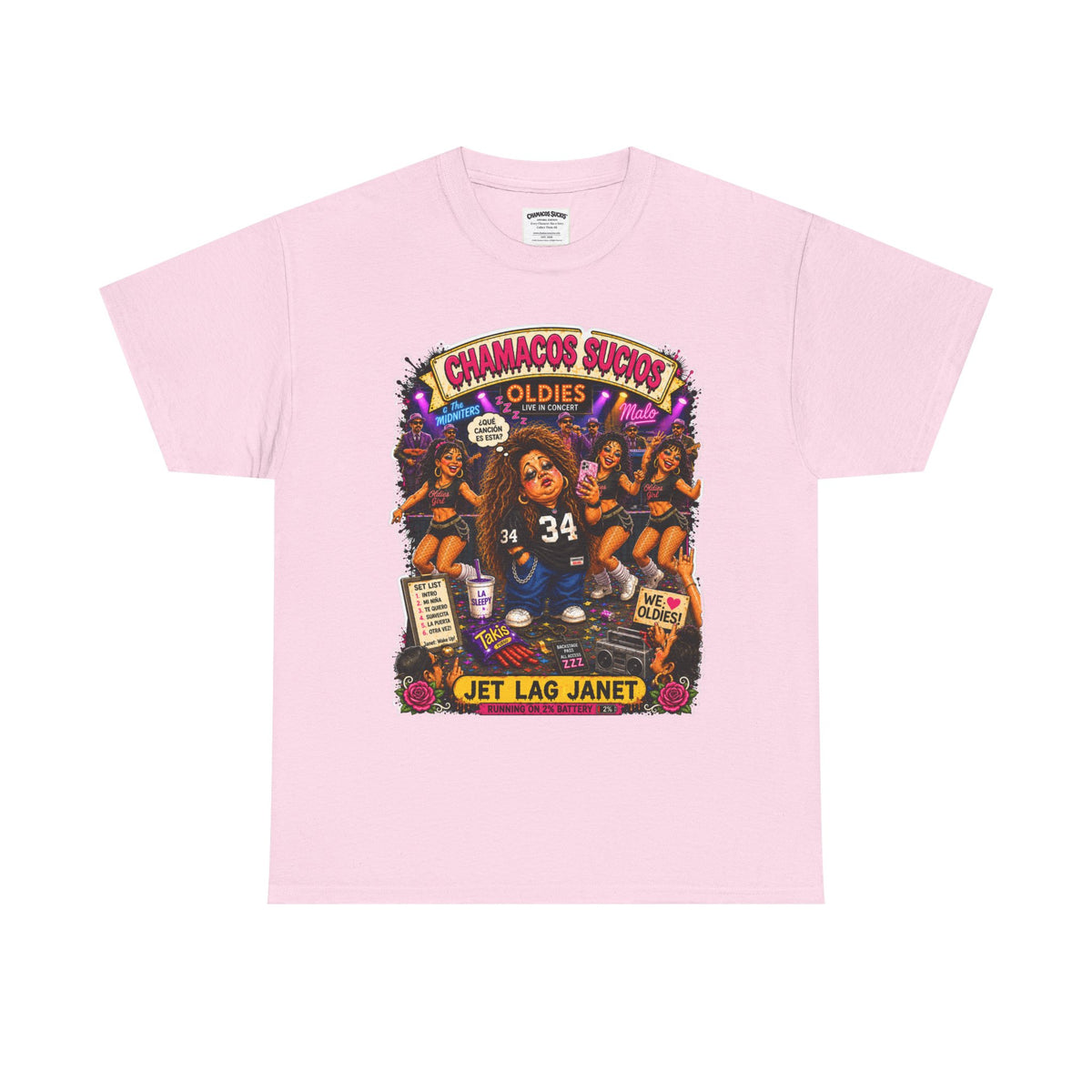 Jet Lag Janet™ | Chamacos Sucios Apparel Edition