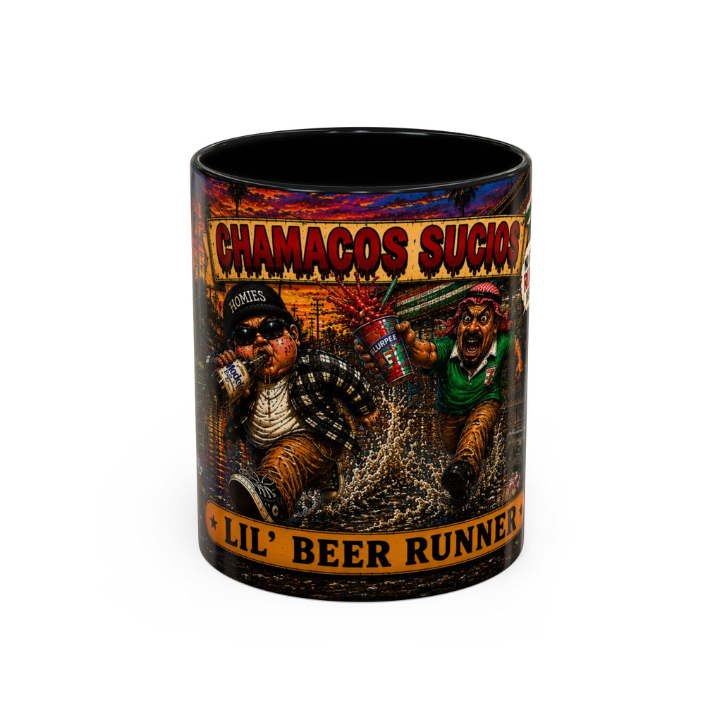 Lil’ Beer Runner | Accent Coffee Mug (11oz & 15oz)