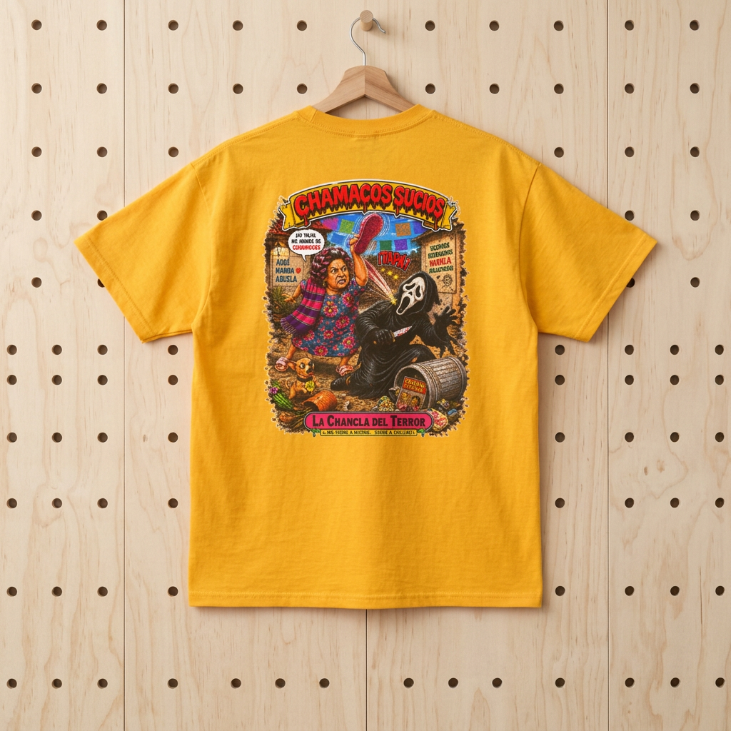 La Chancla del Terror™ | Chamacos Sucios Apparel Edition