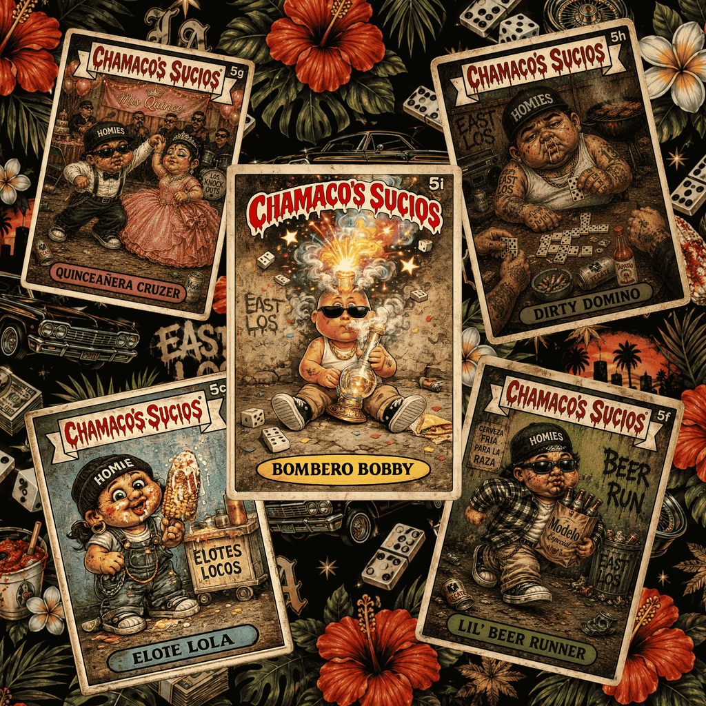 Chamacos Sucios™ Series 1 Hawaiian Shirt – East Los Edition