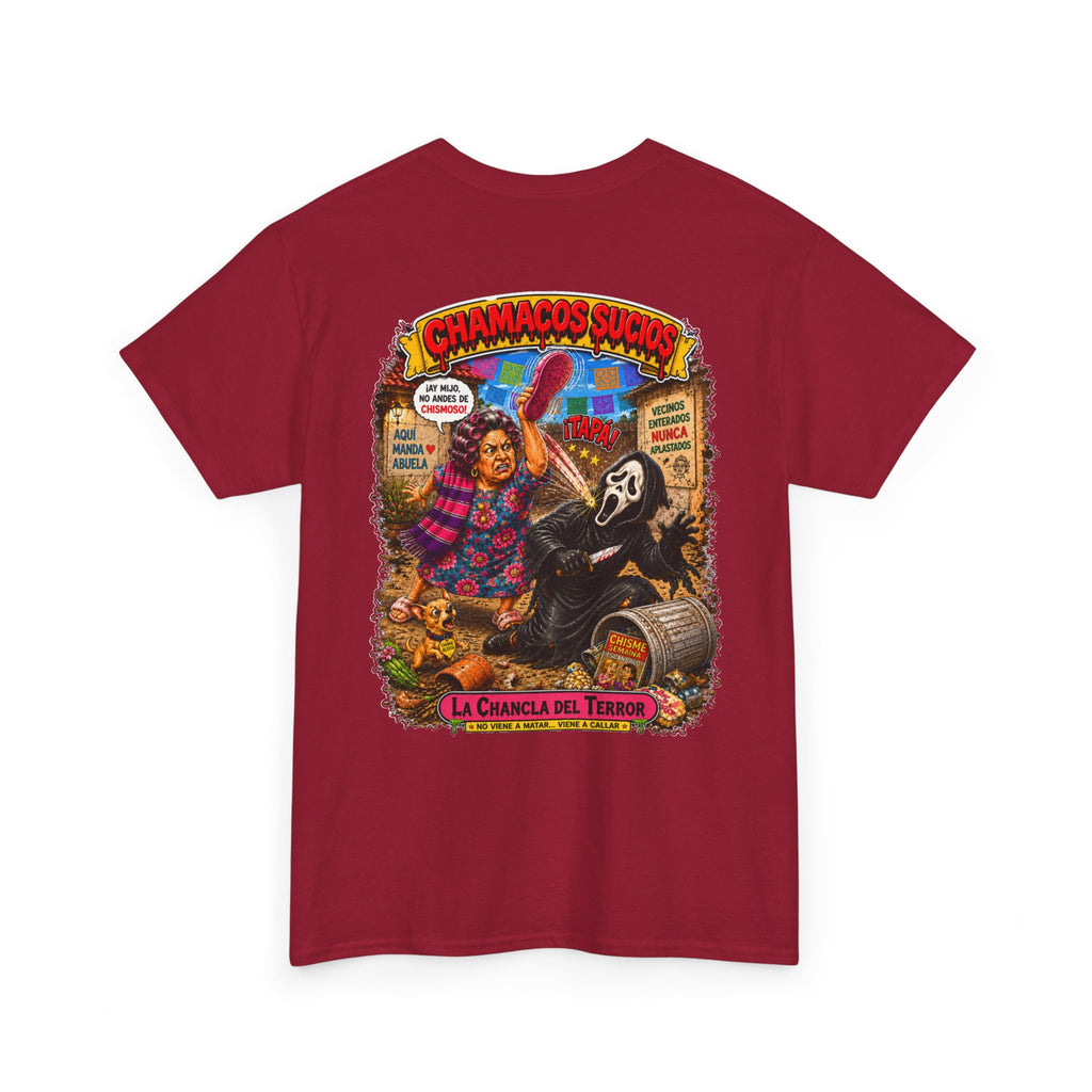 La Chancla del Terror™ | Chamacos Sucios Apparel Edition
