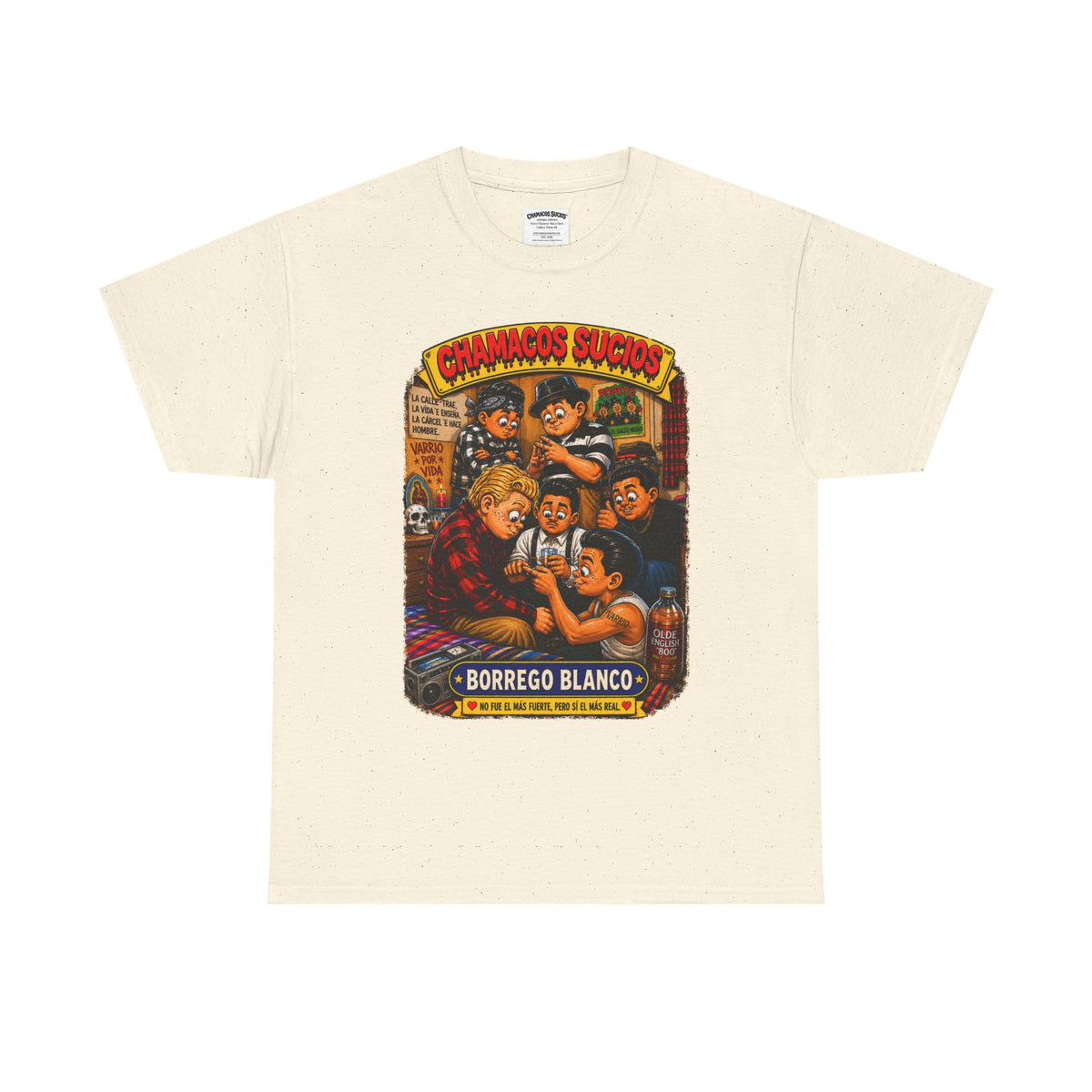 Borrego Blanco™ | Chamacos Sucios Apparel Edition