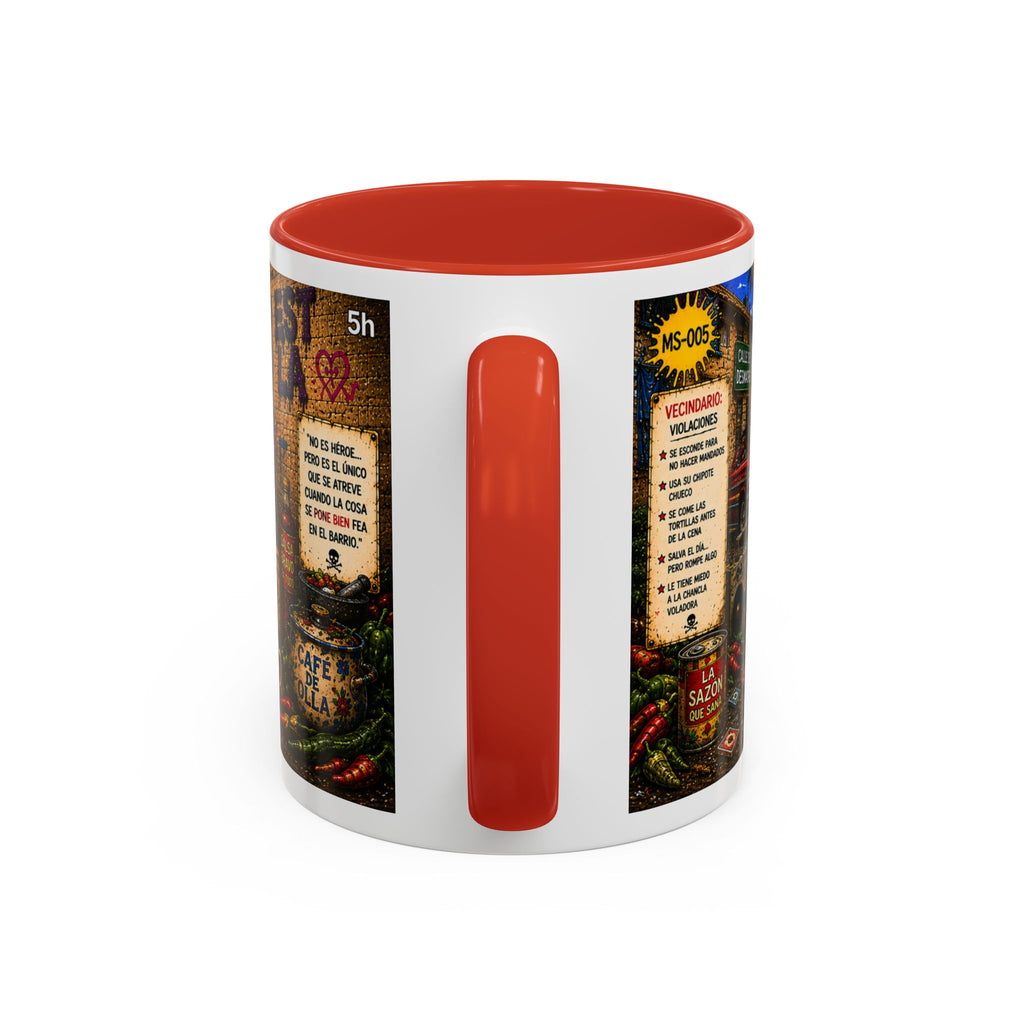 Chapulincito – El Héroe del Barrio Accent Coffee Mug (11oz & 15oz)
