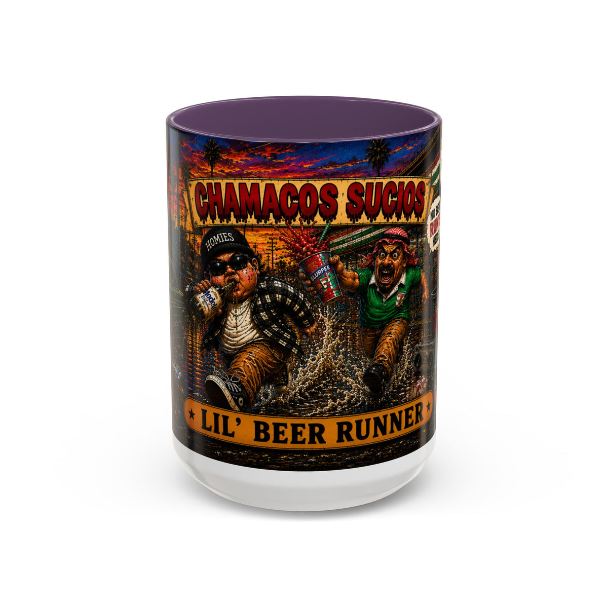 Lil’ Beer Runner | Accent Coffee Mug (11oz & 15oz)