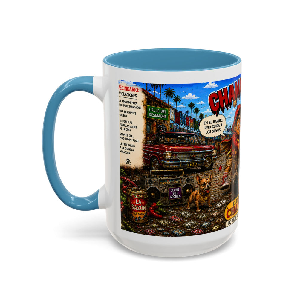 Chapulincito – El Héroe del Barrio Accent Coffee Mug (11oz & 15oz)
