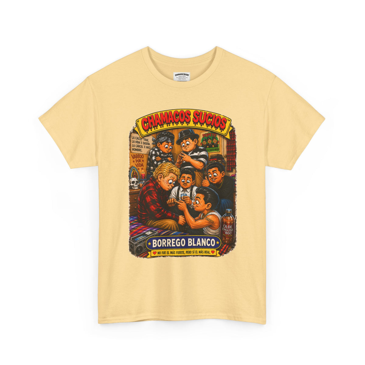 Borrego Blanco™ | Chamacos Sucios Apparel Edition