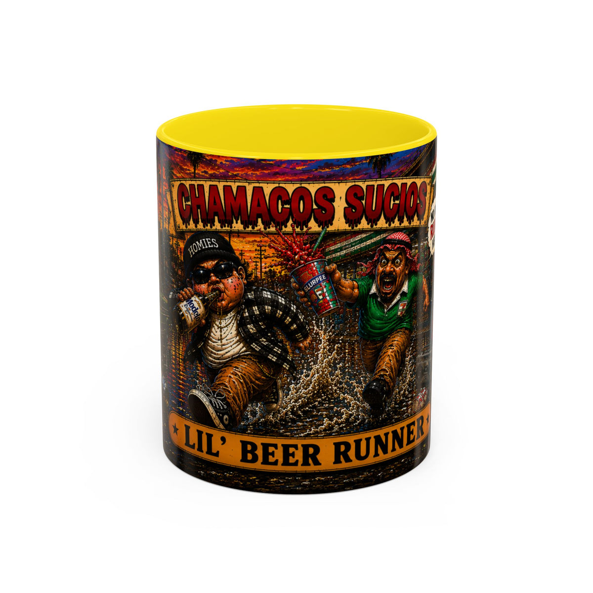 Lil’ Beer Runner | Accent Coffee Mug (11oz & 15oz)