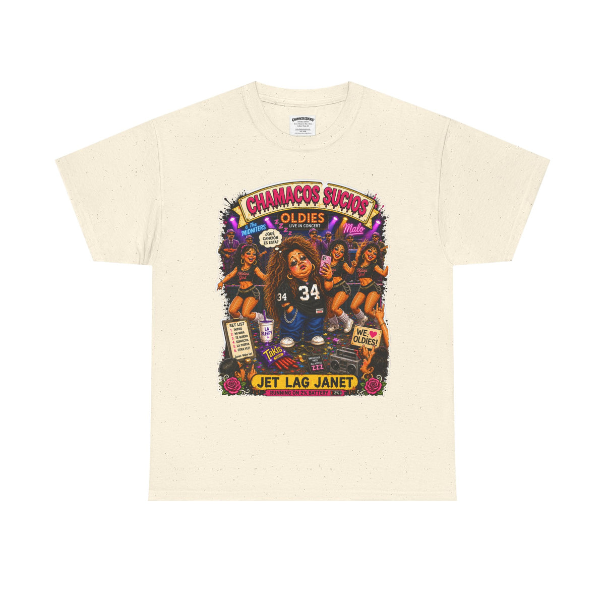 Jet Lag Janet™ | Chamacos Sucios Apparel Edition