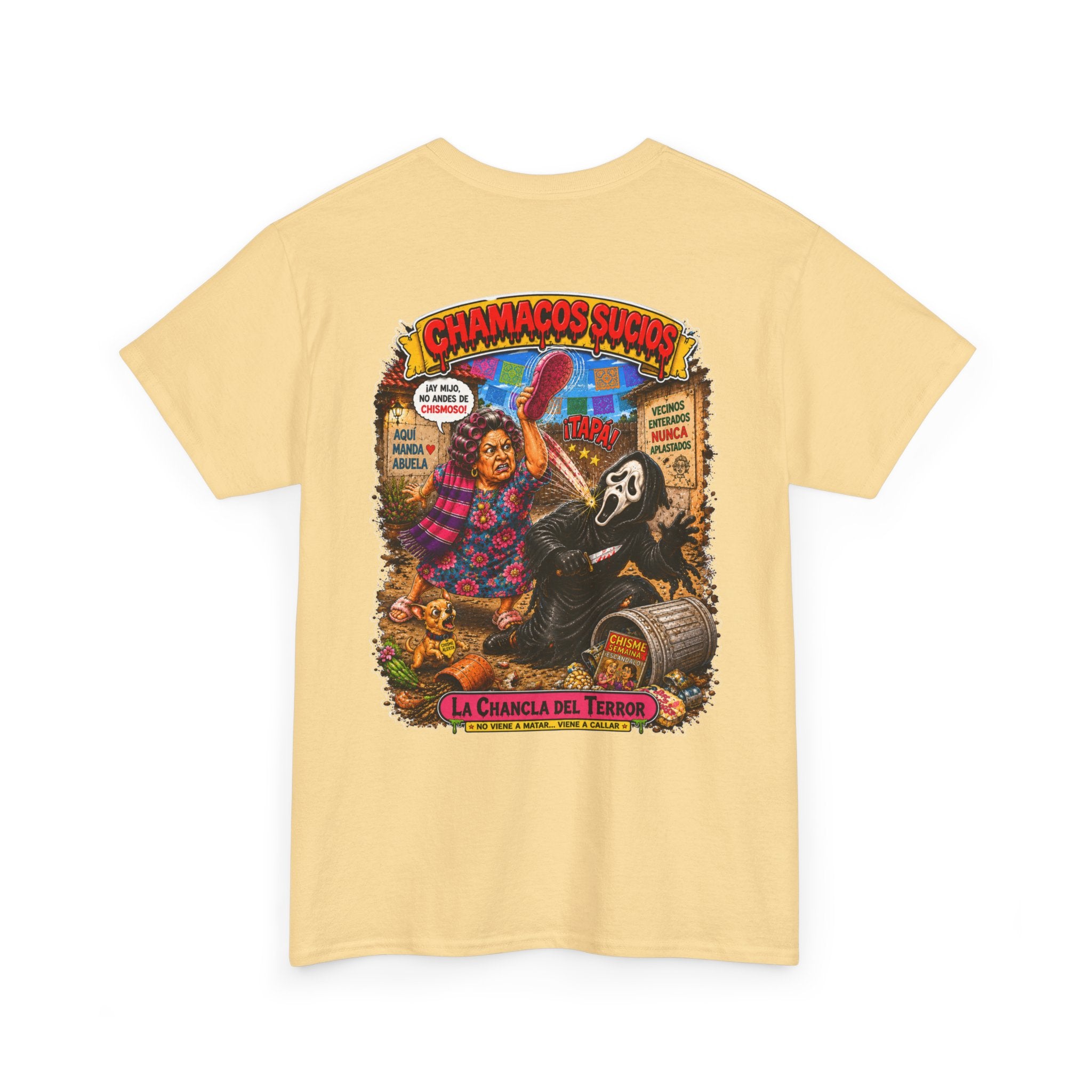 La Chancla del Terror™ | Chamacos Sucios Apparel Edition