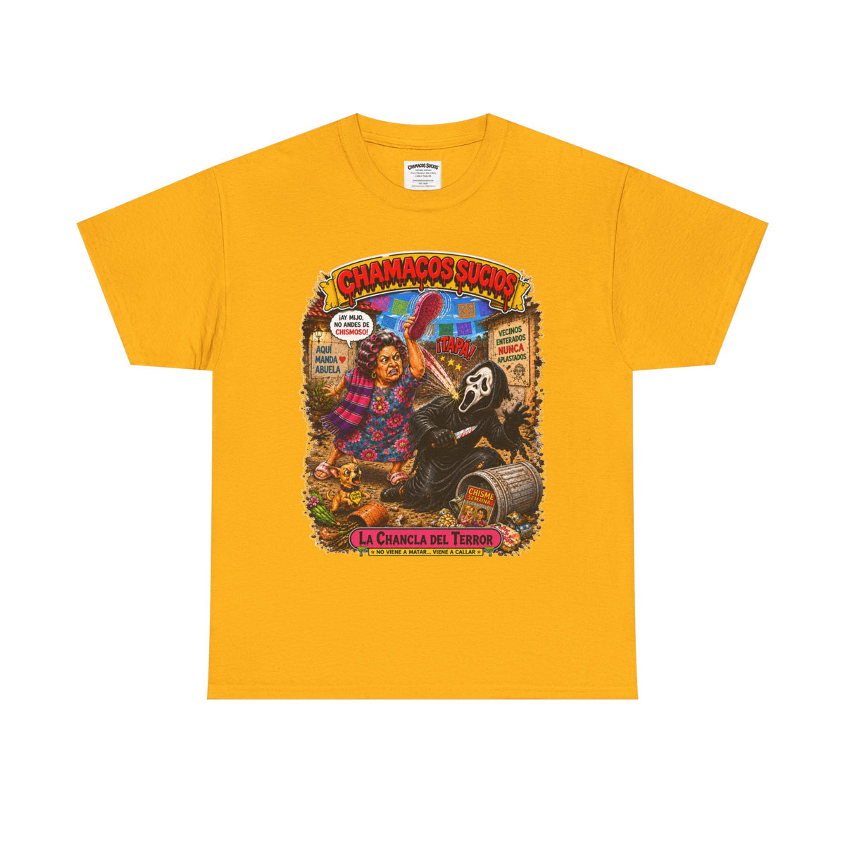 La Chancla del Terror™ | Chamacos Sucios Apparel Edition