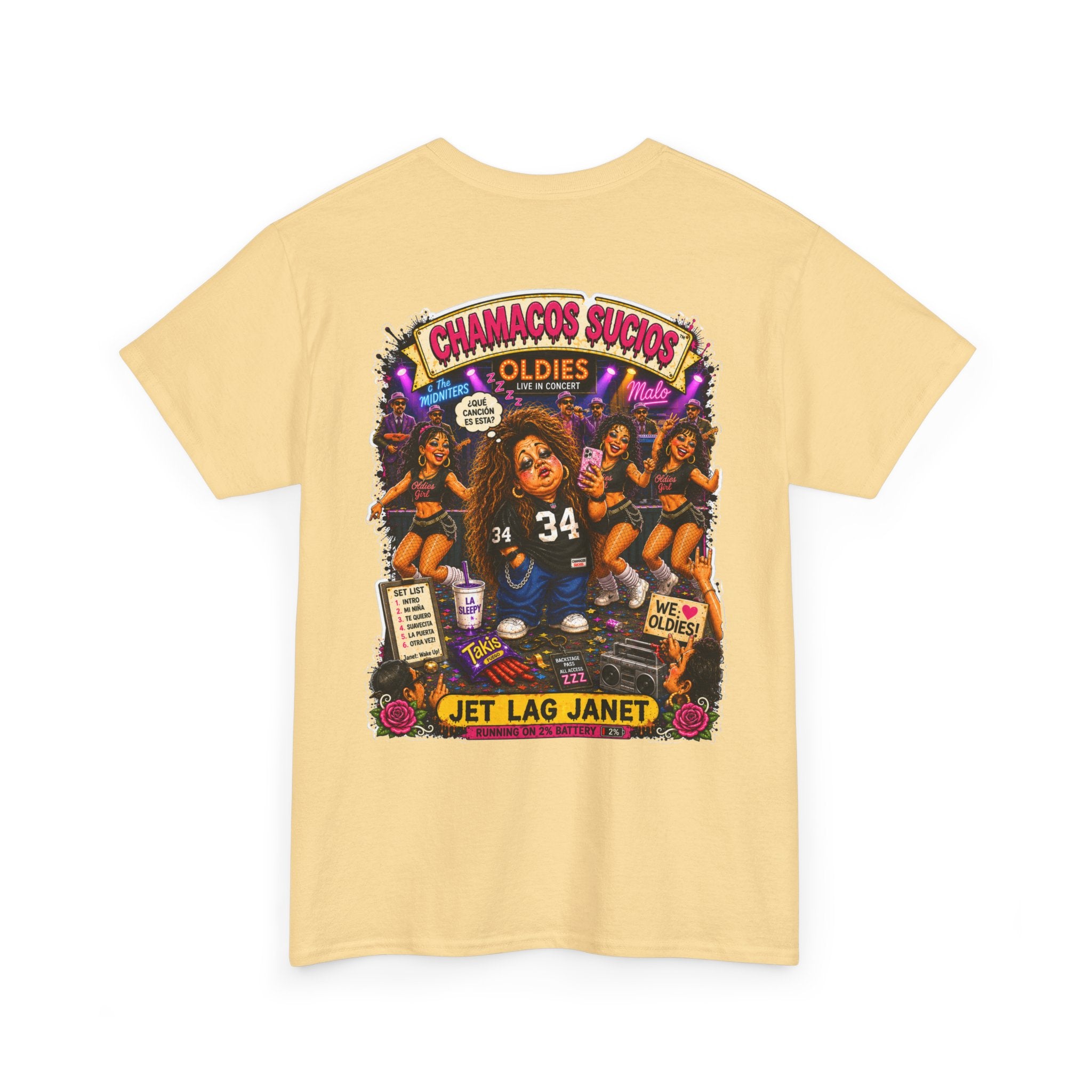 Jet Lag Janet™ | Chamacos Sucios Apparel Edition