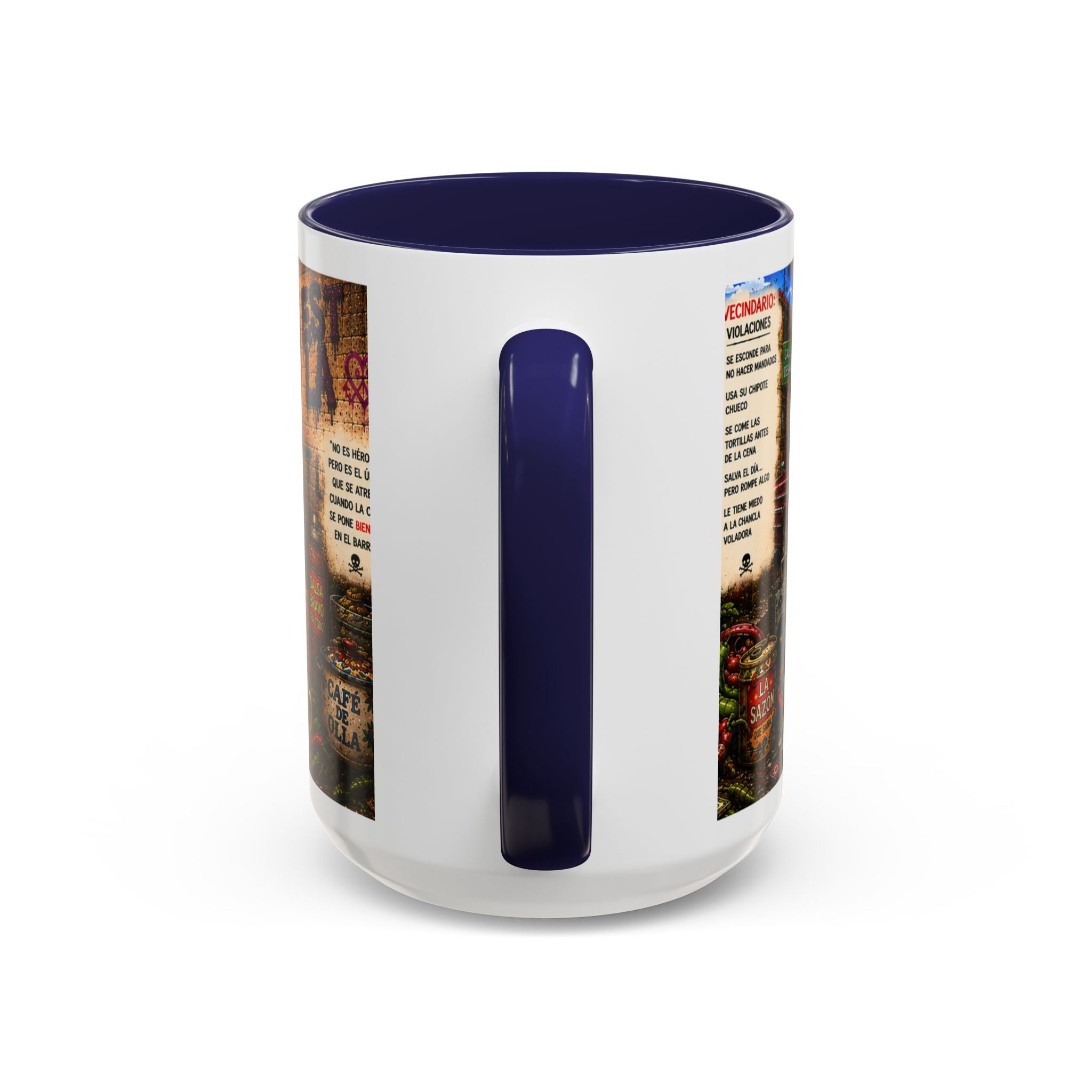 Chapulincito – El Héroe del Barrio Accent Coffee Mug (11oz & 15oz)