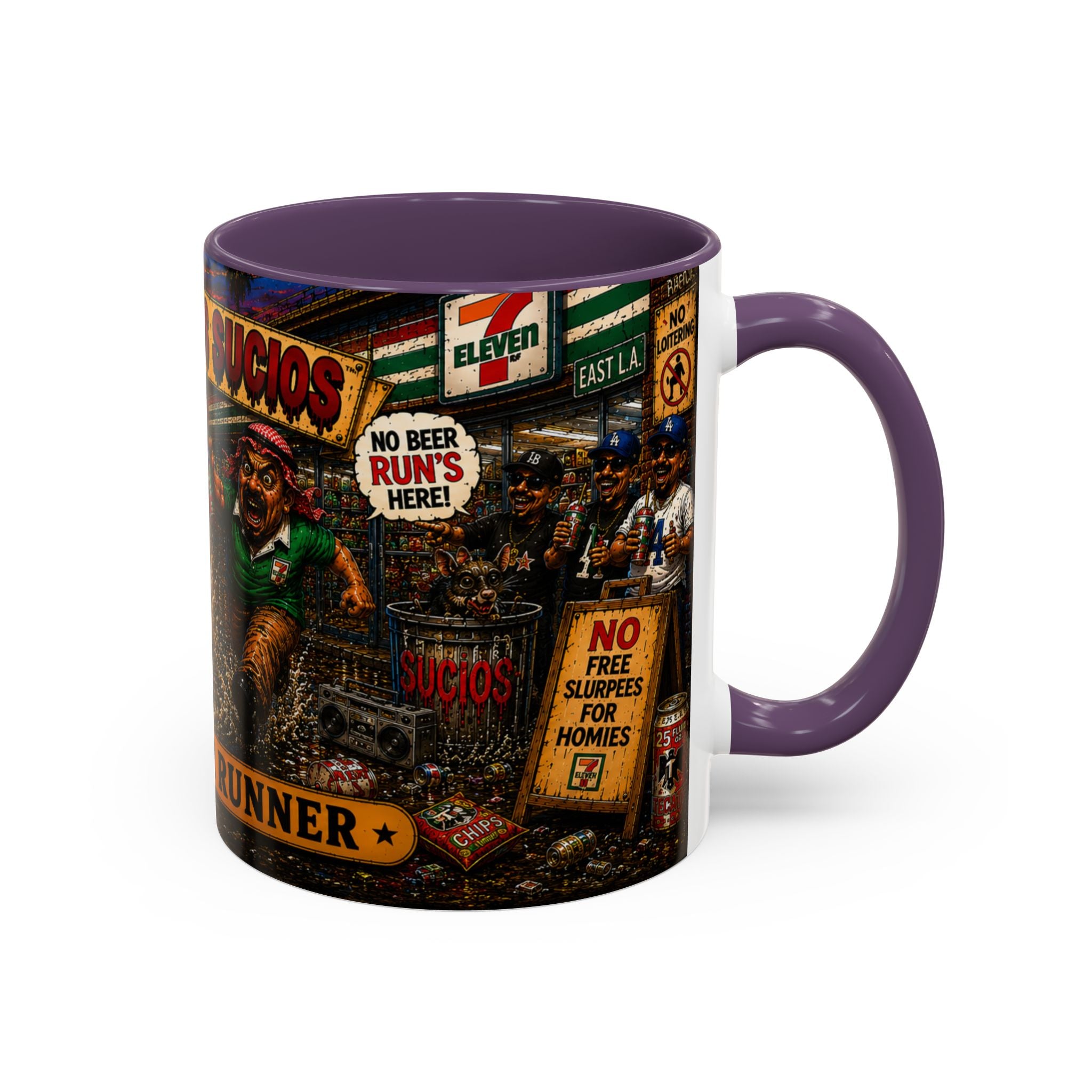 Lil’ Beer Runner | Accent Coffee Mug (11oz & 15oz)