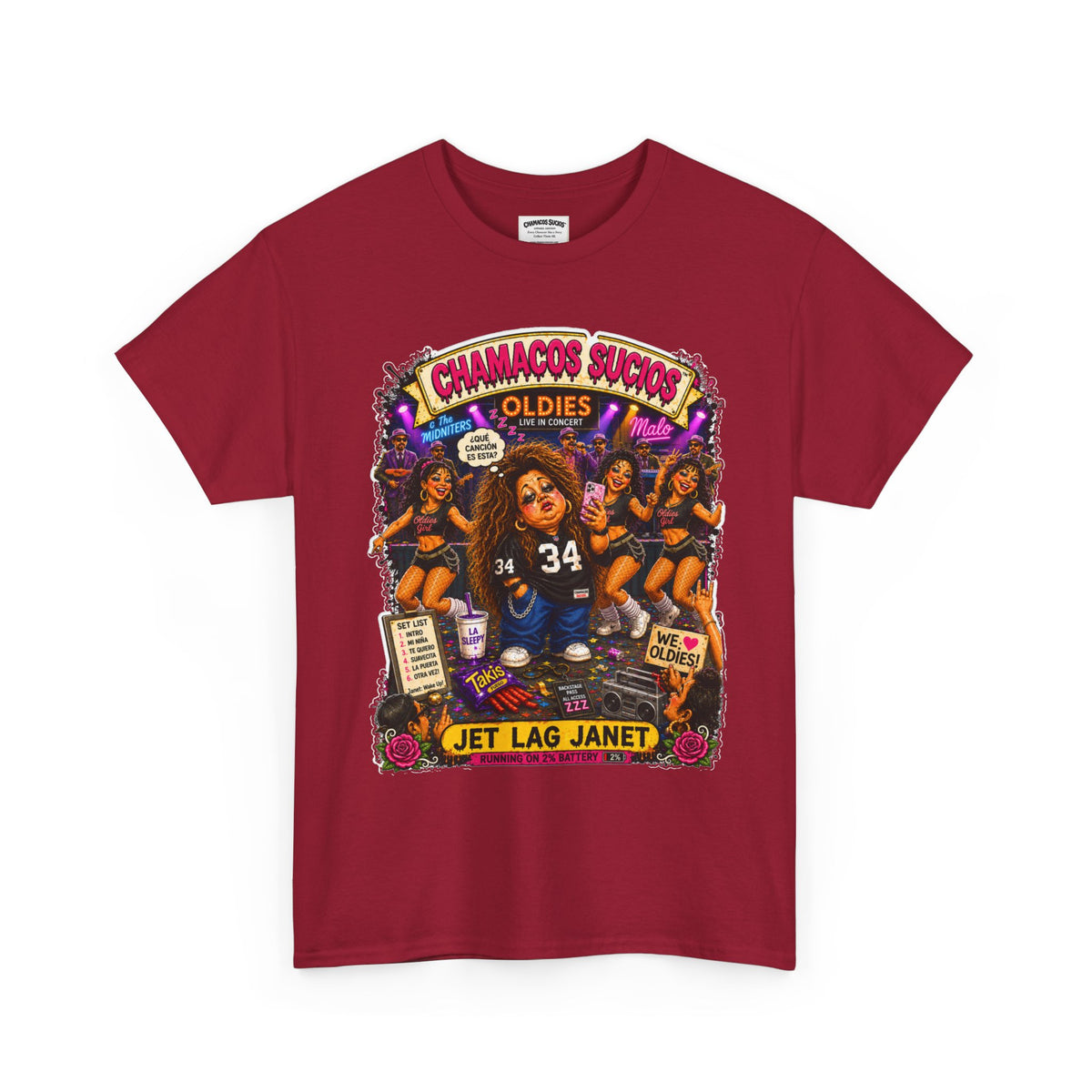Jet Lag Janet™ | Chamacos Sucios Apparel Edition