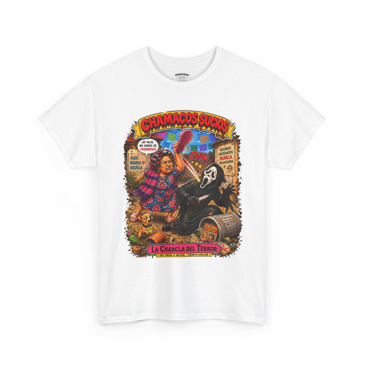 La Chancla del Terror™ | Chamacos Sucios Apparel Edition