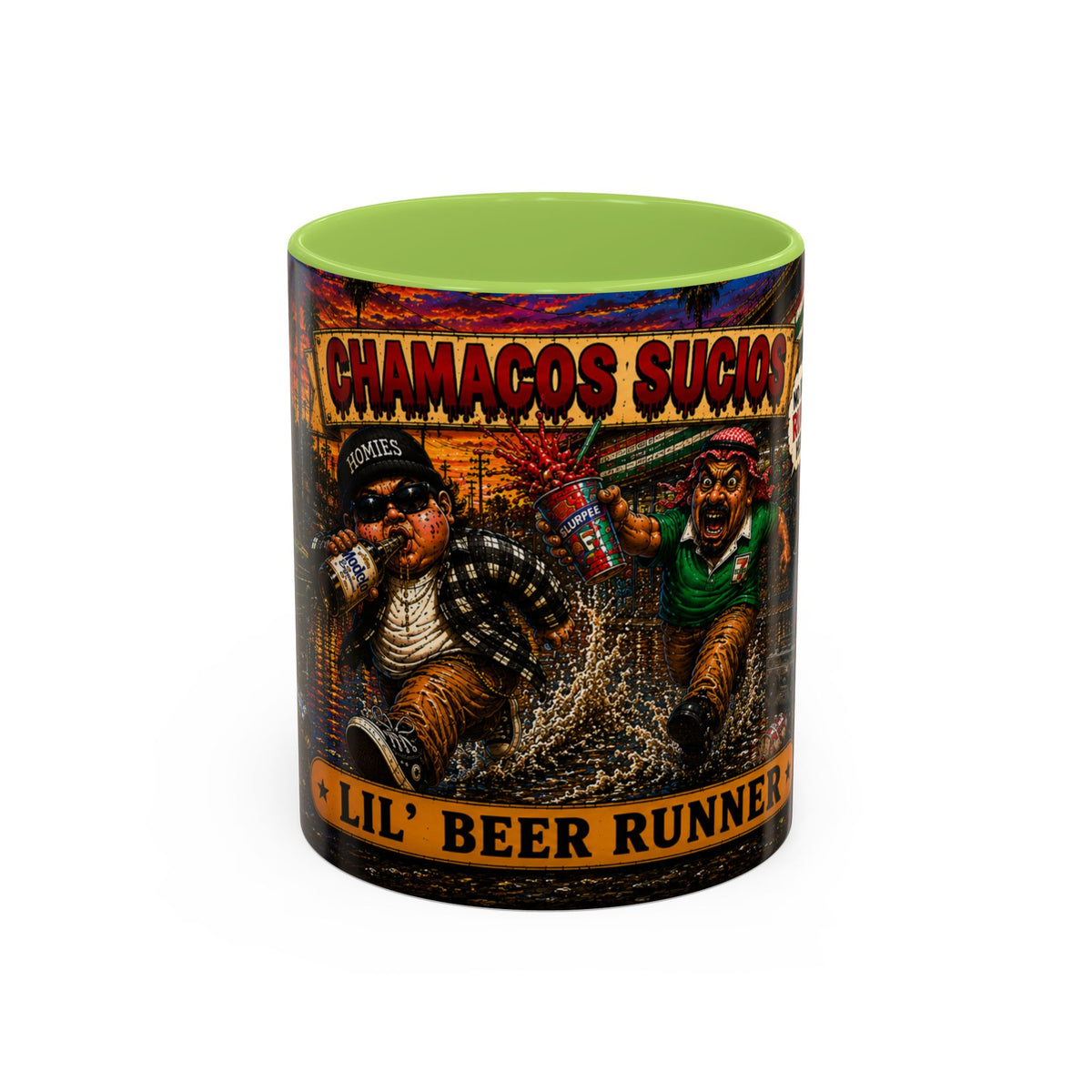 Lil’ Beer Runner | Accent Coffee Mug (11oz & 15oz)