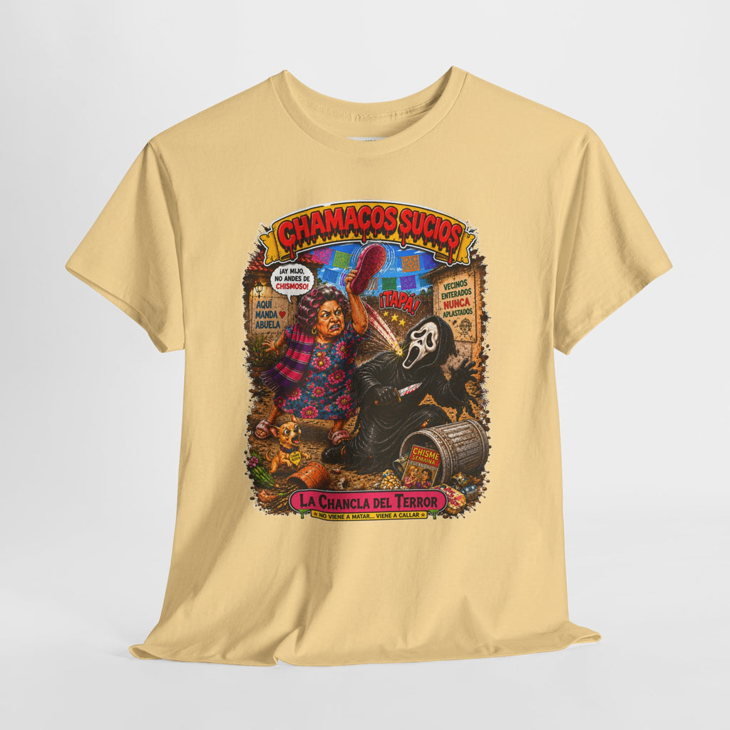 La Chancla del Terror™ | Chamacos Sucios Apparel Edition