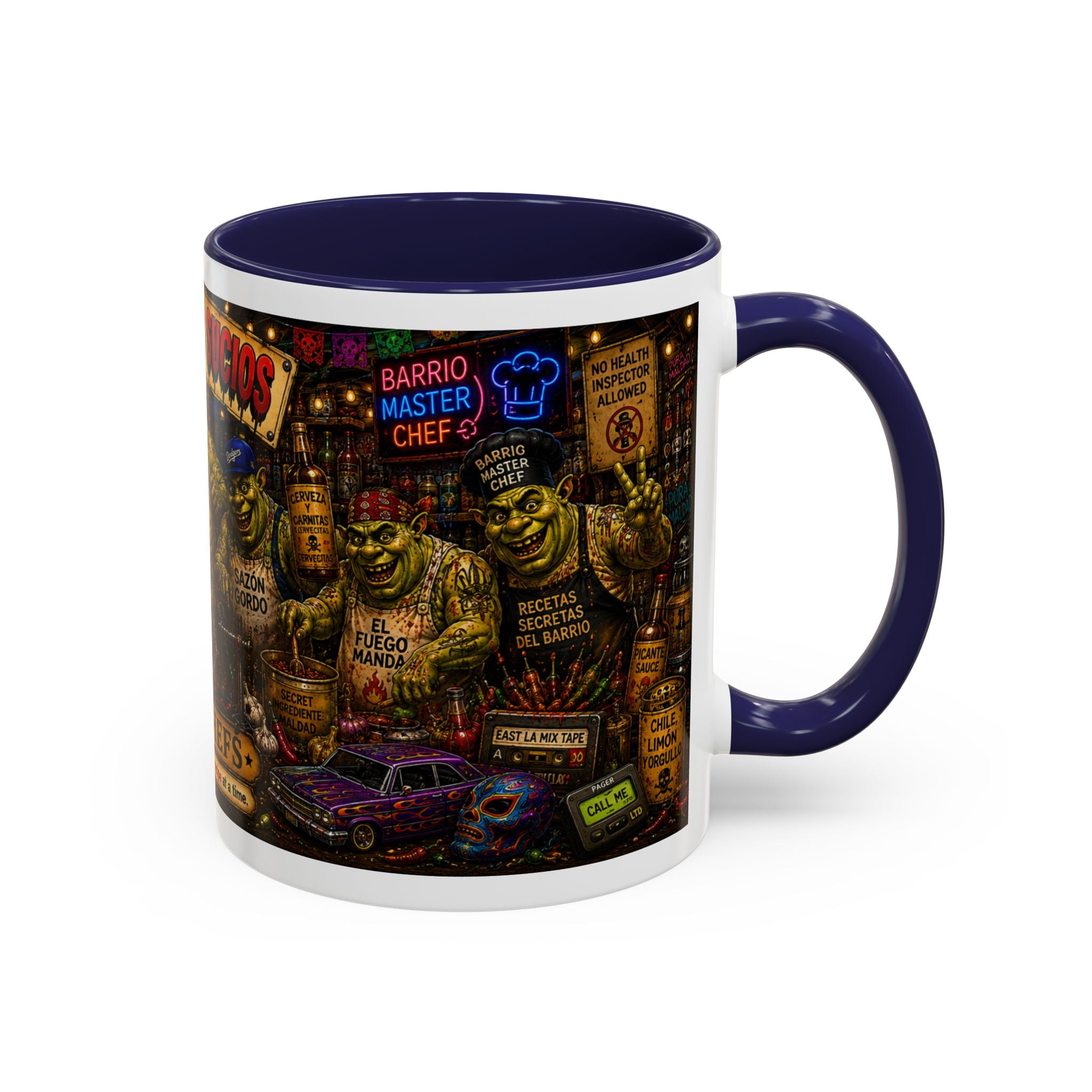 Barrio Chefs – Chamacos Sucios 11oz & 15oz Coffee Mug