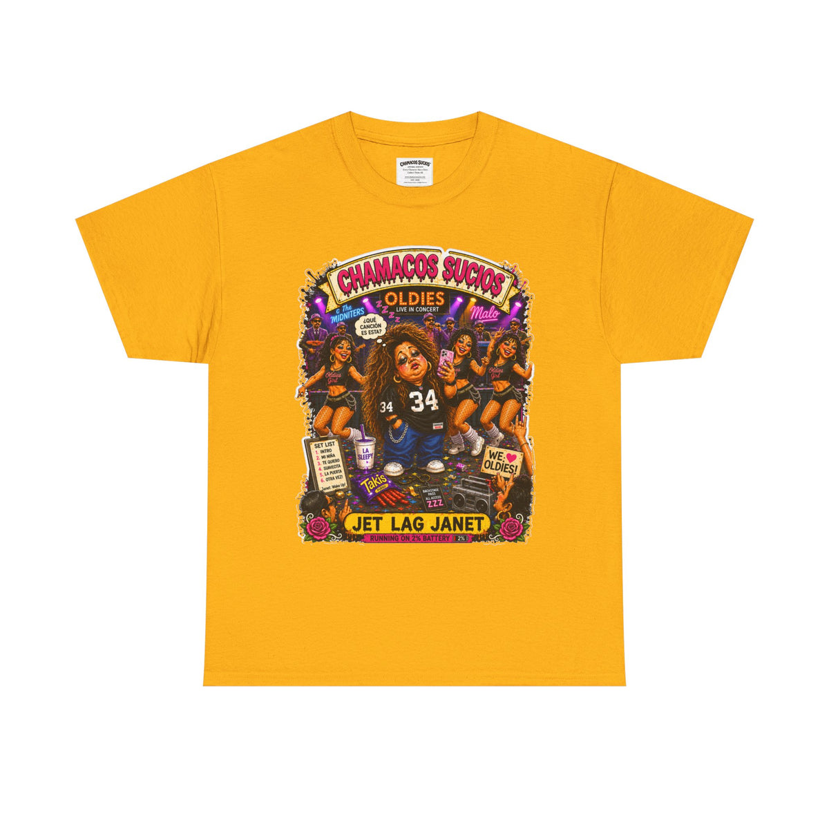 Jet Lag Janet™ | Chamacos Sucios Apparel Edition
