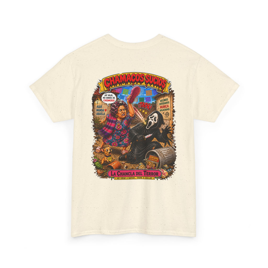La Chancla del Terror™ | Chamacos Sucios Apparel Edition