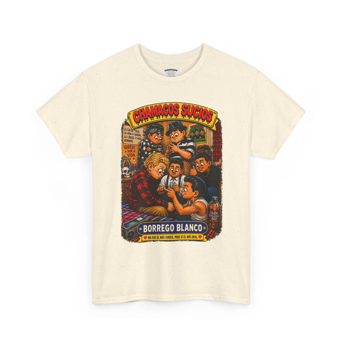 Borrego Blanco™ | Chamacos Sucios Apparel Edition