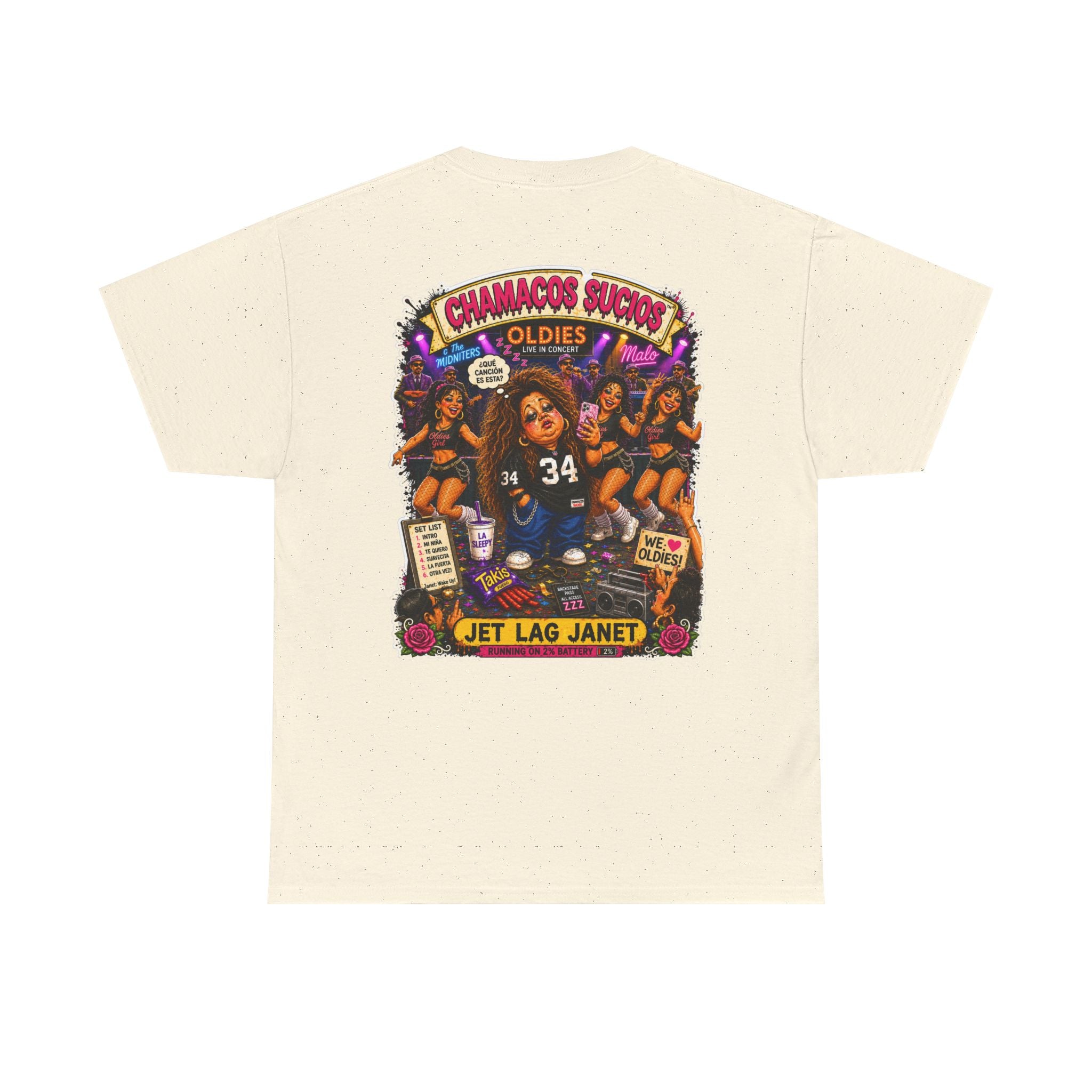 Jet Lag Janet™ | Chamacos Sucios Apparel Edition