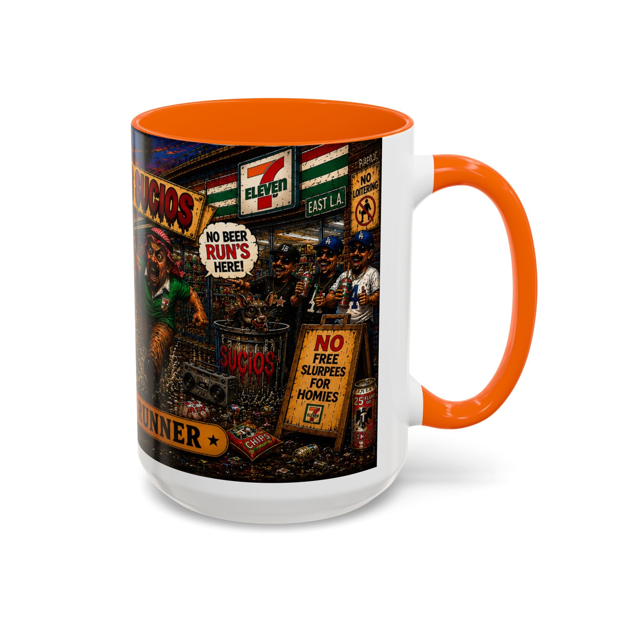 Lil’ Beer Runner | Accent Coffee Mug (11oz & 15oz)