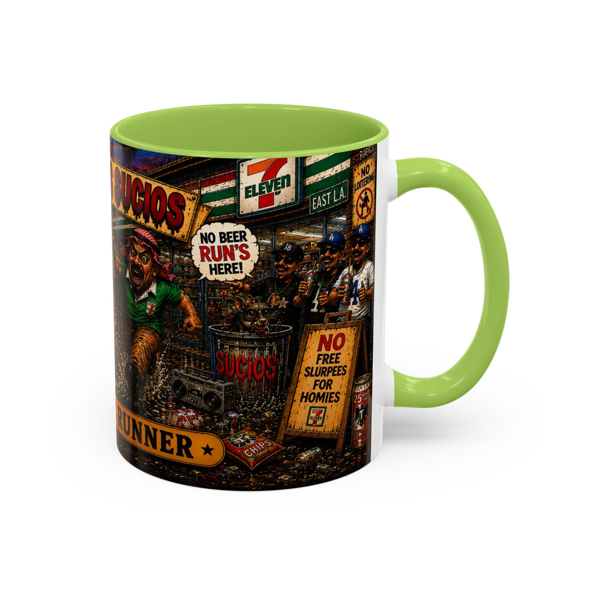 Lil’ Beer Runner | Accent Coffee Mug (11oz & 15oz)