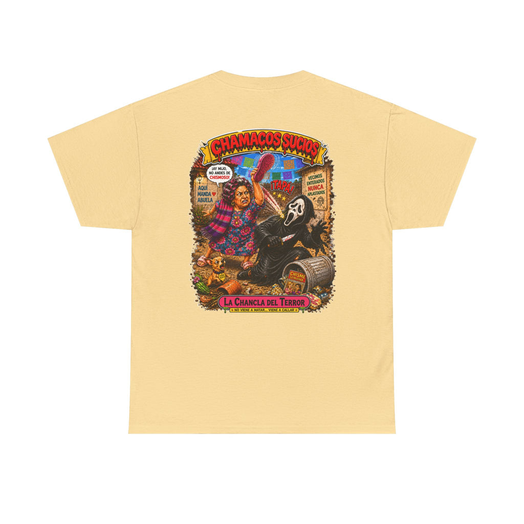 La Chancla del Terror™ | Chamacos Sucios Apparel Edition