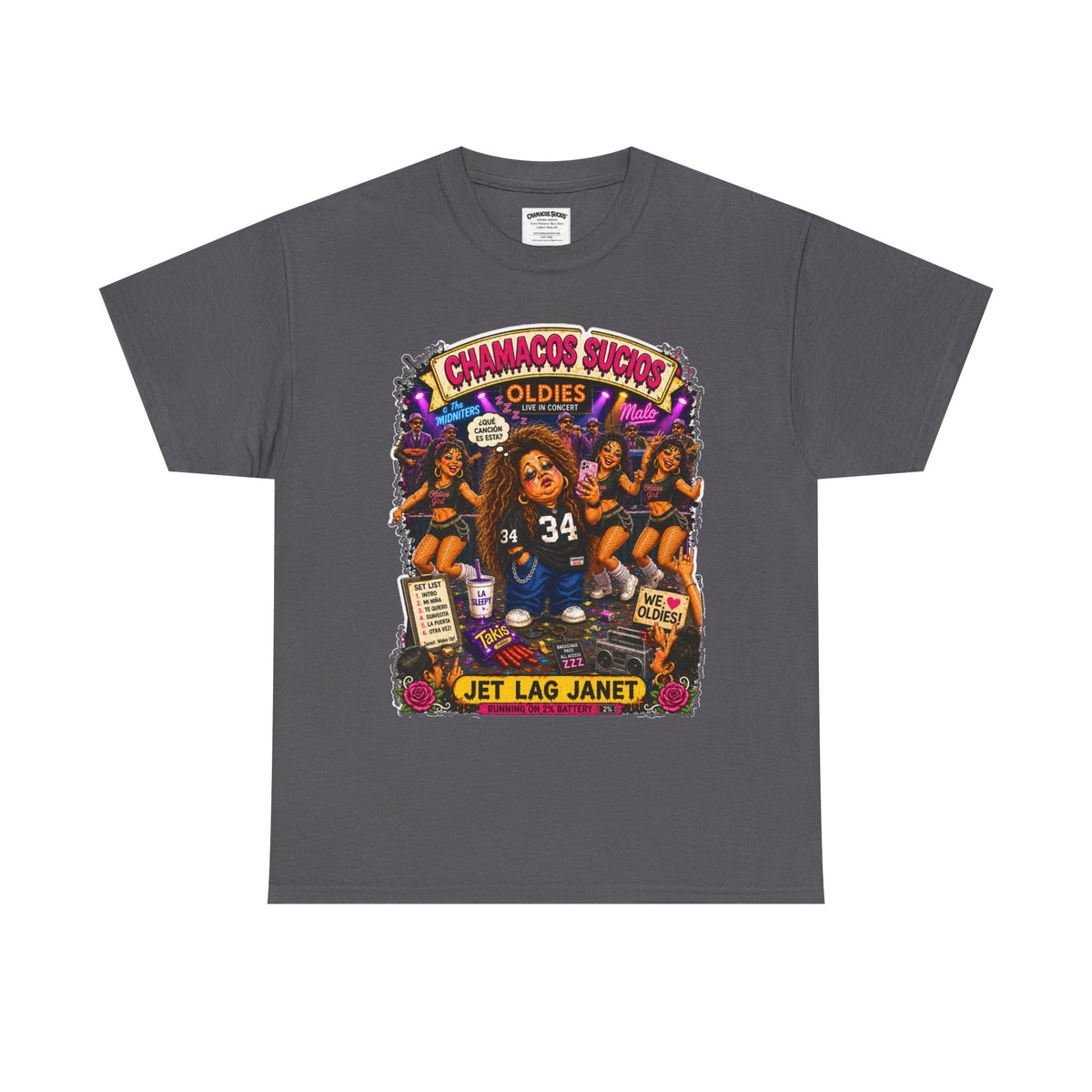 Jet Lag Janet™ | Chamacos Sucios Apparel Edition