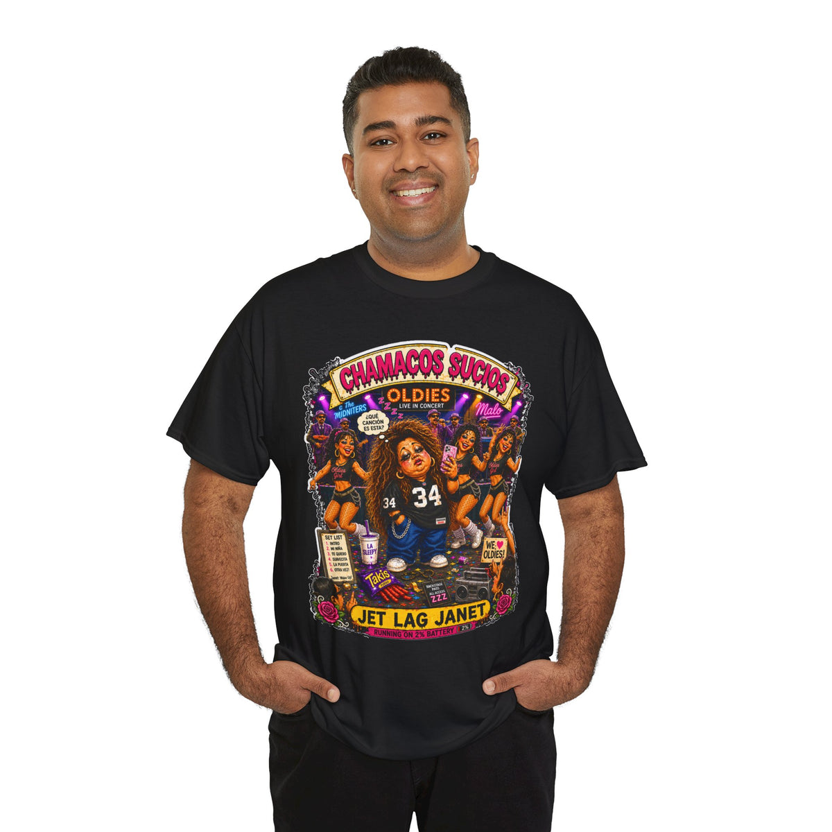 Jet Lag Janet™ | Chamacos Sucios Apparel Edition