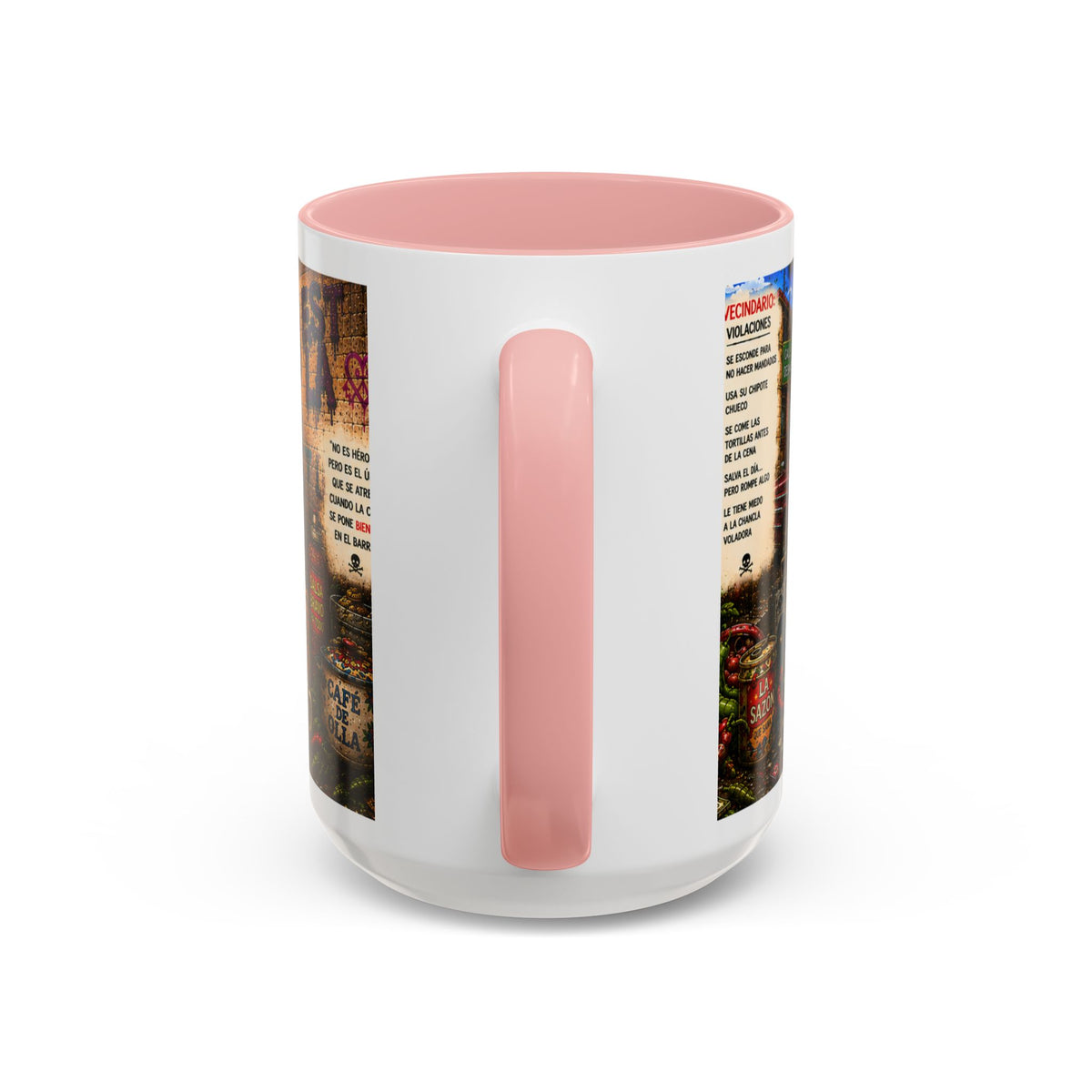 Chapulincito – El Héroe del Barrio Accent Coffee Mug (11oz & 15oz)