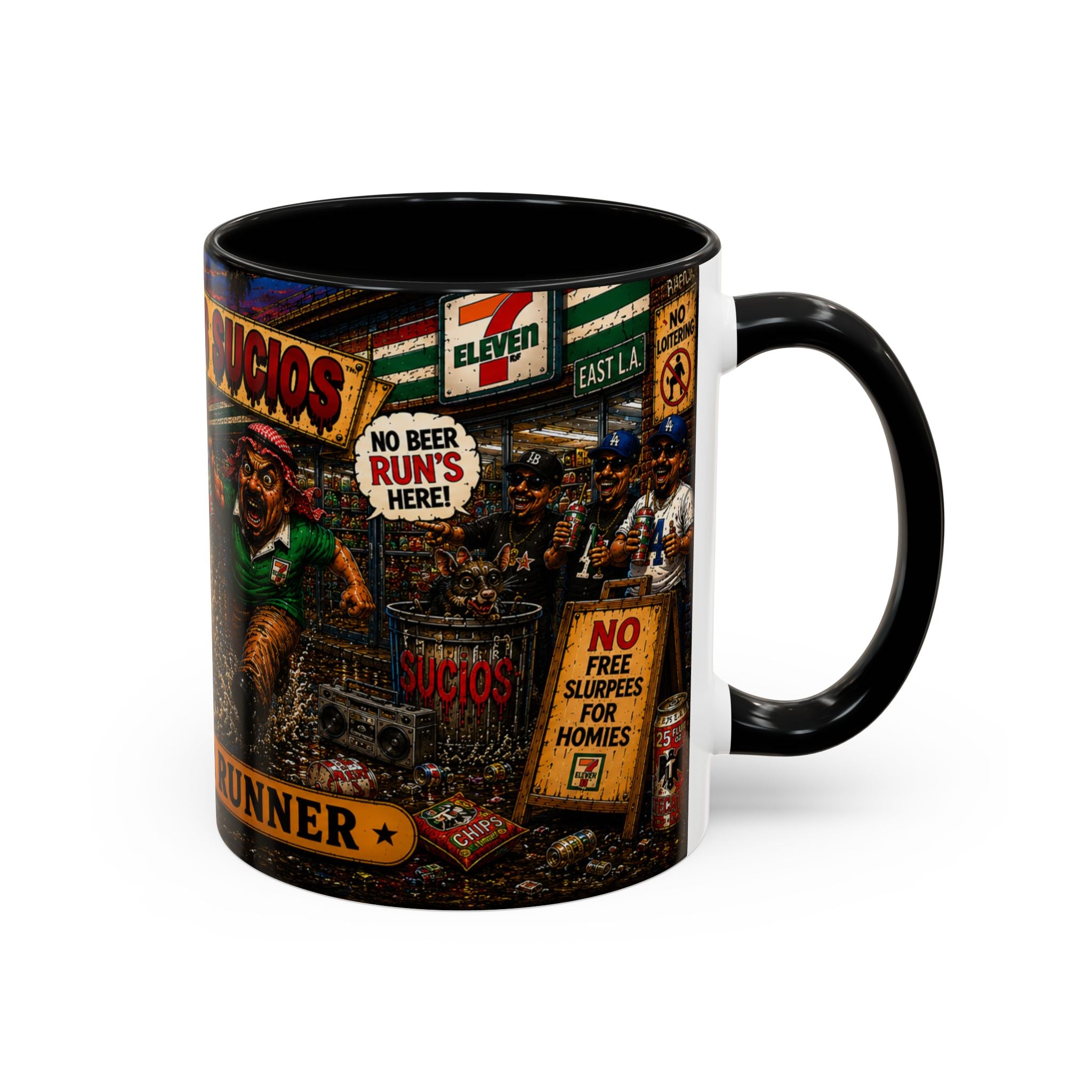 Lil’ Beer Runner | Accent Coffee Mug (11oz & 15oz)