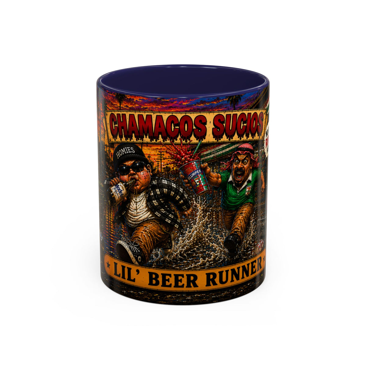 Lil’ Beer Runner | Accent Coffee Mug (11oz & 15oz)
