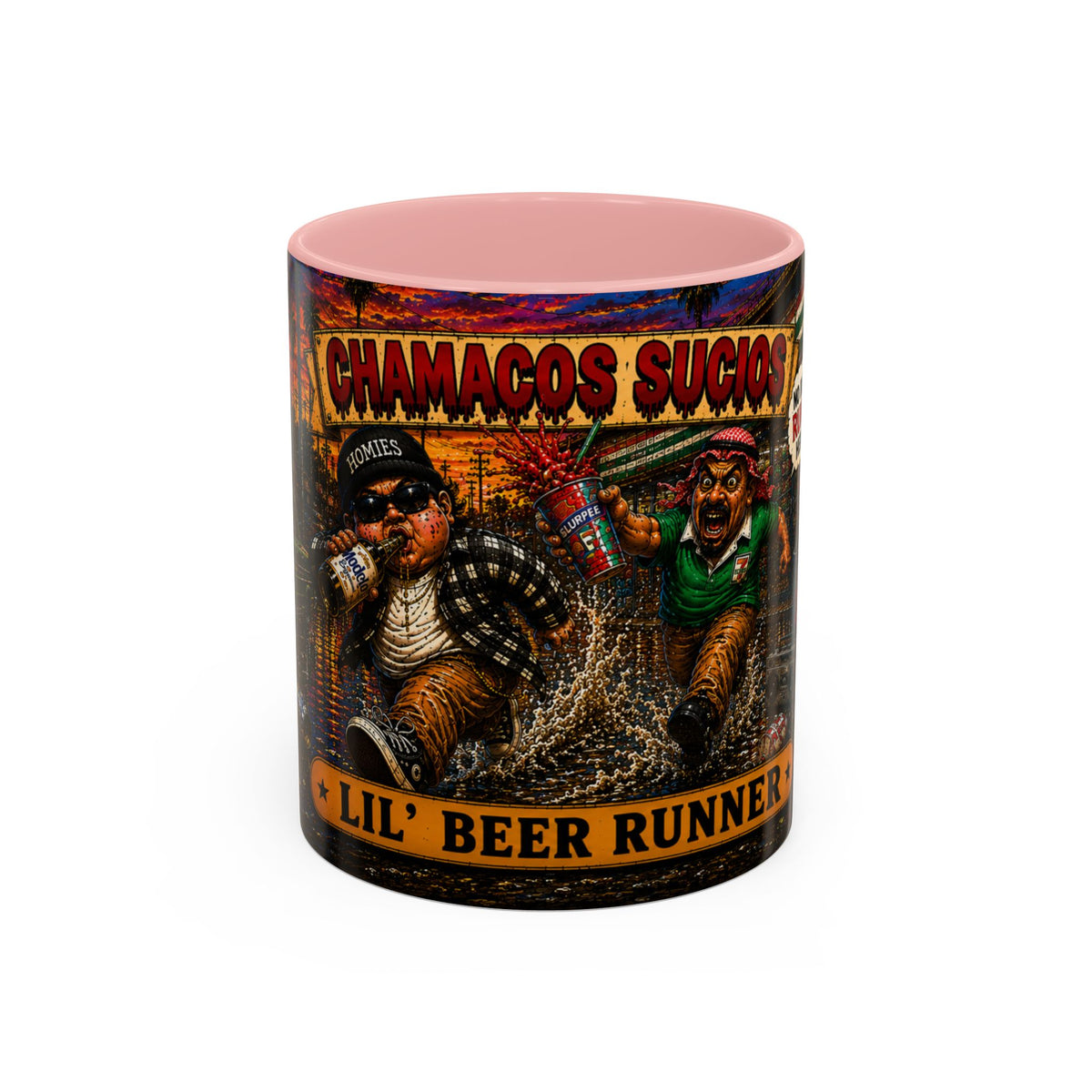 Lil’ Beer Runner | Accent Coffee Mug (11oz & 15oz)
