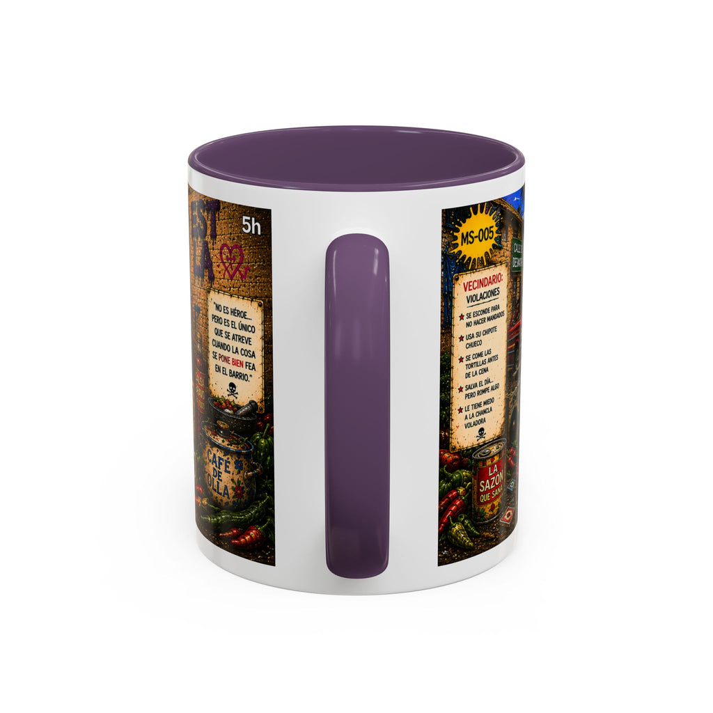 Chapulincito – El Héroe del Barrio Accent Coffee Mug (11oz & 15oz)