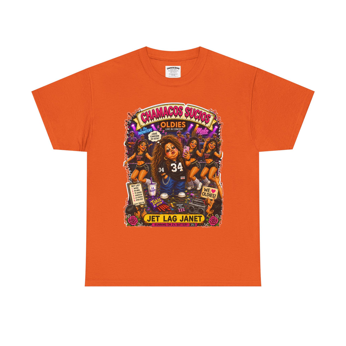 Jet Lag Janet™ | Chamacos Sucios Apparel Edition