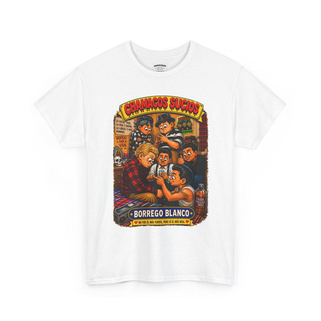 Borrego Blanco™ | Chamacos Sucios Apparel Edition
