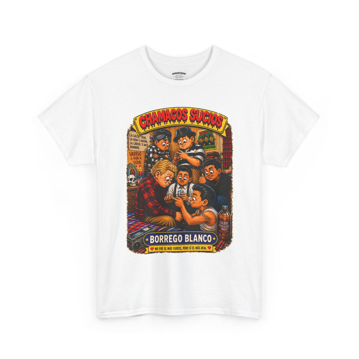 Borrego Blanco™ | Chamacos Sucios Apparel Edition