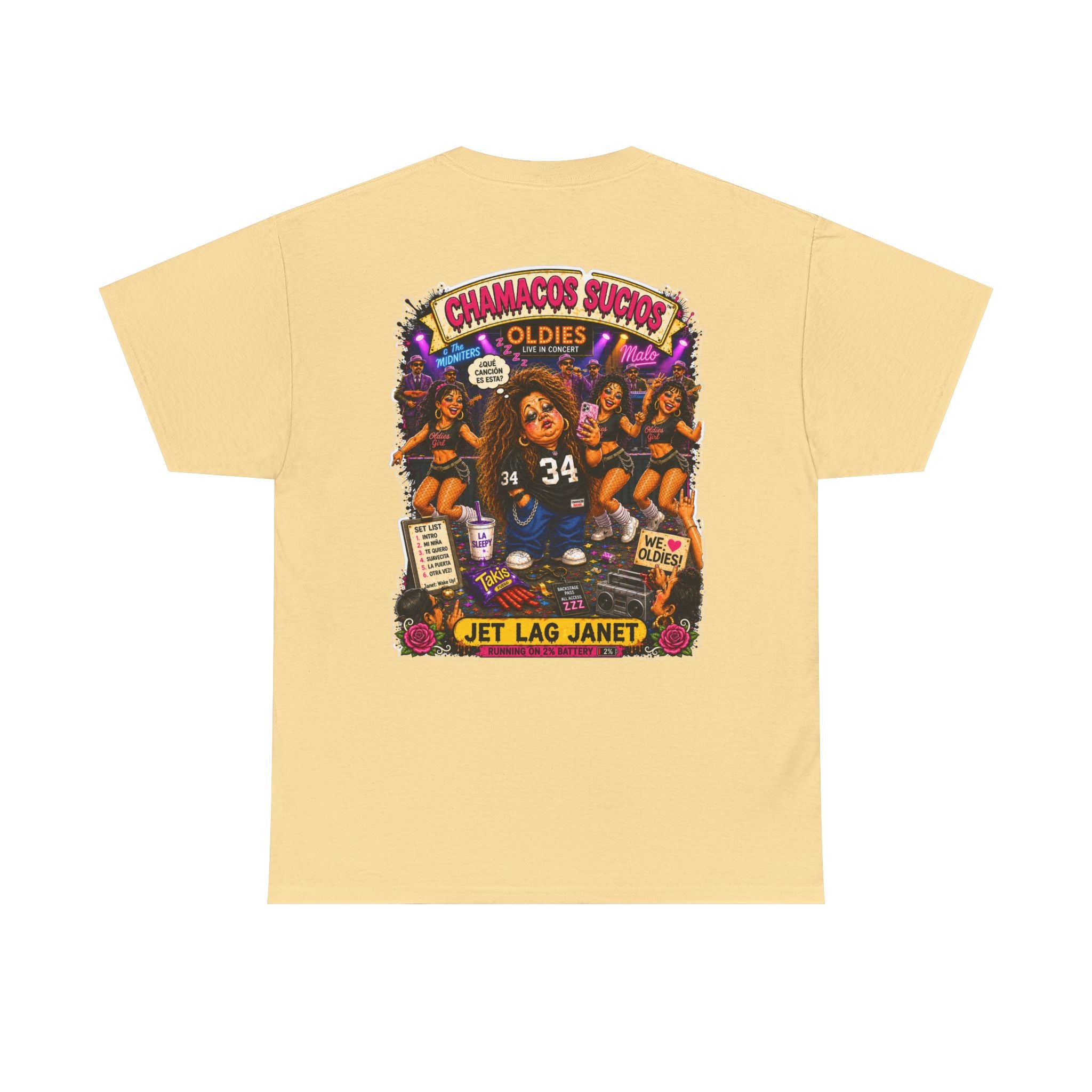 Jet Lag Janet™ | Chamacos Sucios Apparel Edition