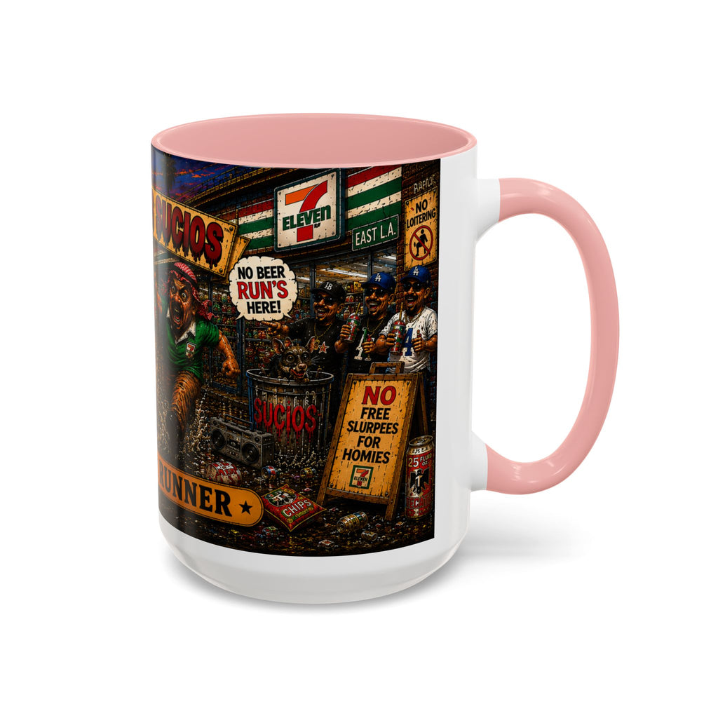 Lil’ Beer Runner | Accent Coffee Mug (11oz & 15oz)