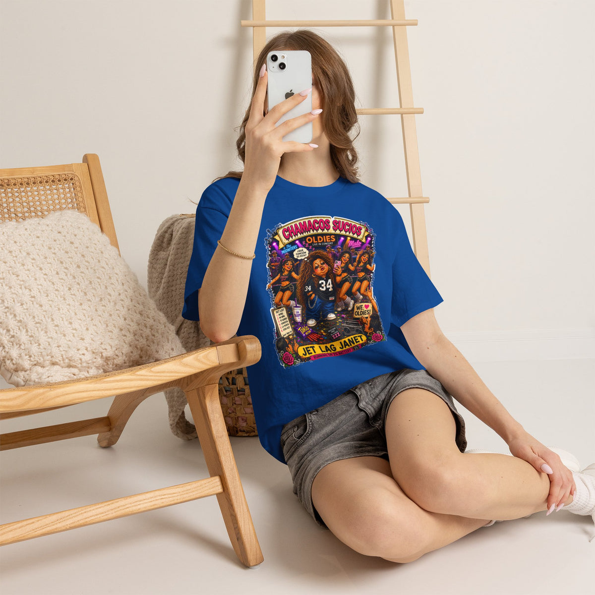 Jet Lag Janet™ | Chamacos Sucios Apparel Edition