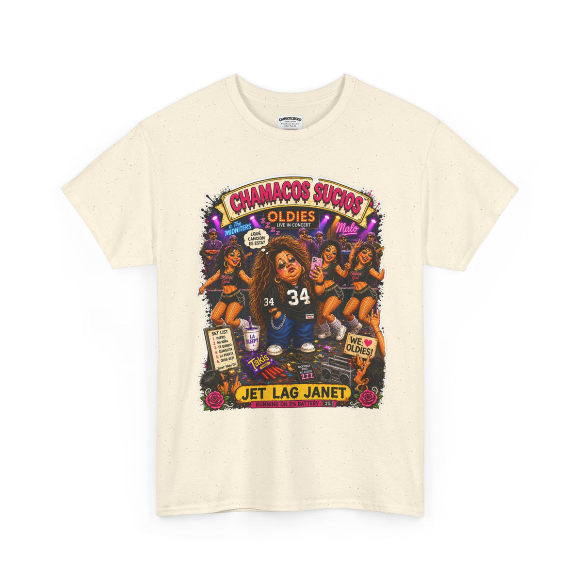 Jet Lag Janet™ | Chamacos Sucios Apparel Edition
