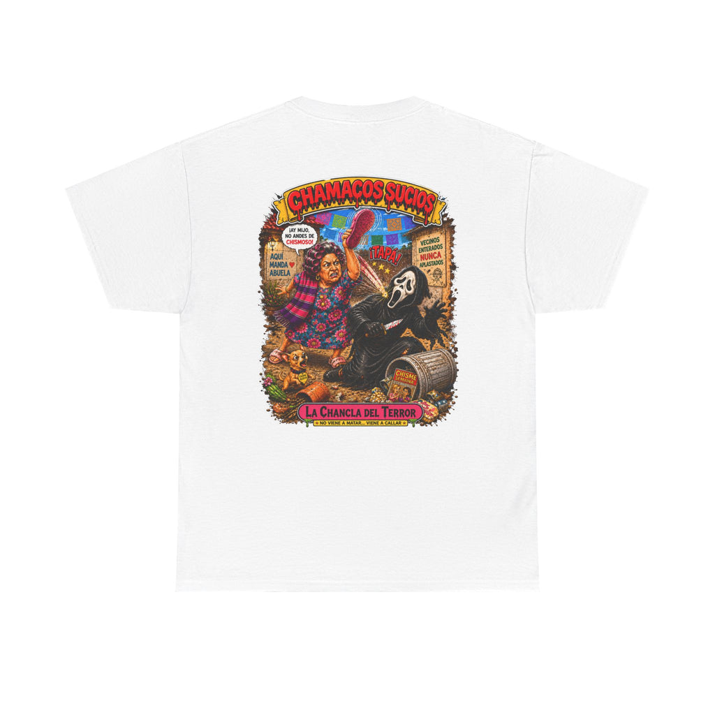 La Chancla del Terror™ | Chamacos Sucios Apparel Edition