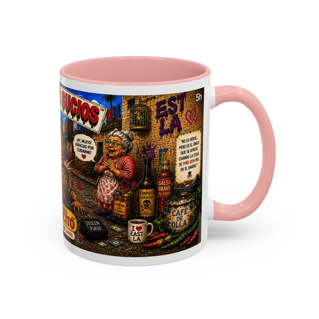 Chapulincito – El Héroe del Barrio Accent Coffee Mug (11oz & 15oz)