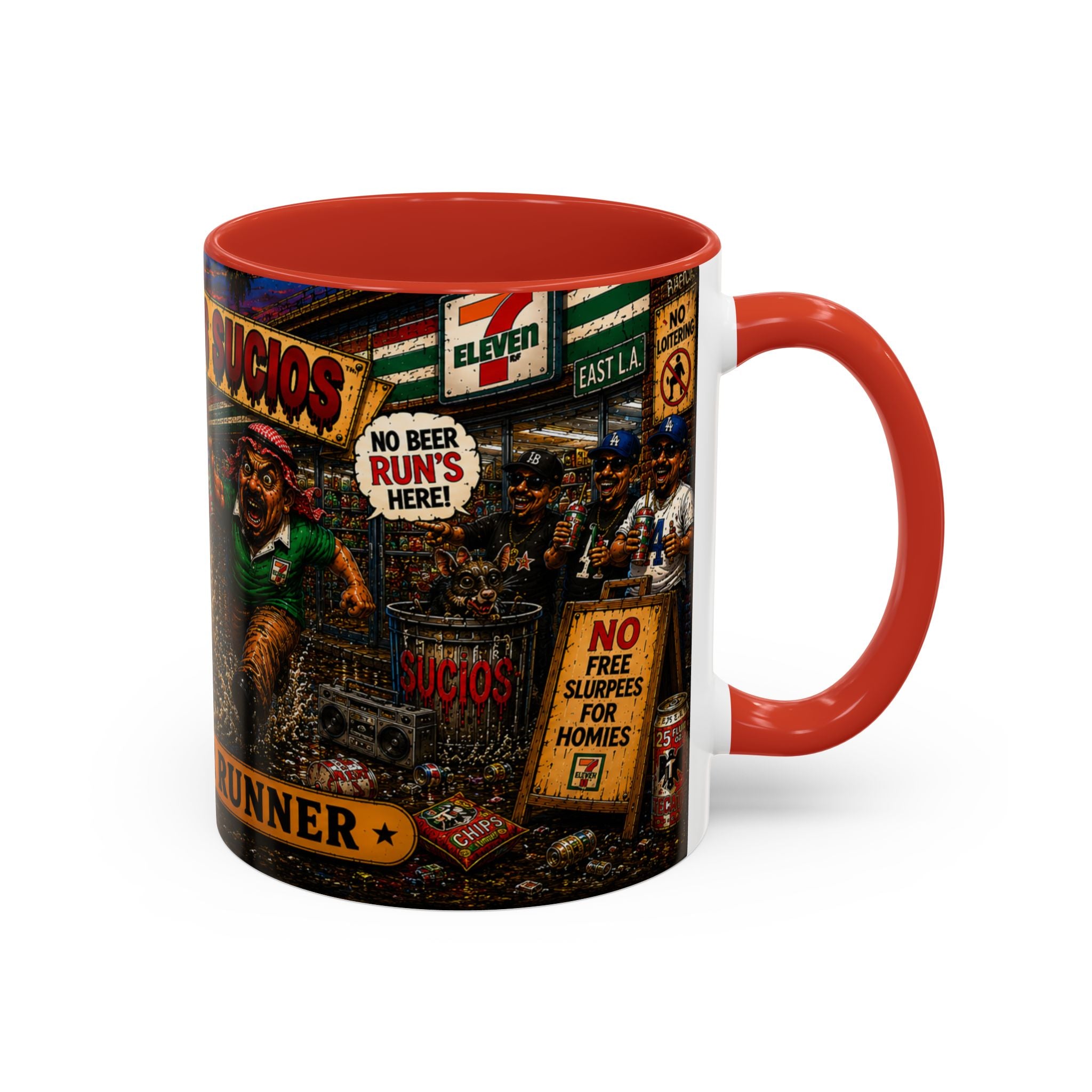 Lil’ Beer Runner | Accent Coffee Mug (11oz & 15oz)