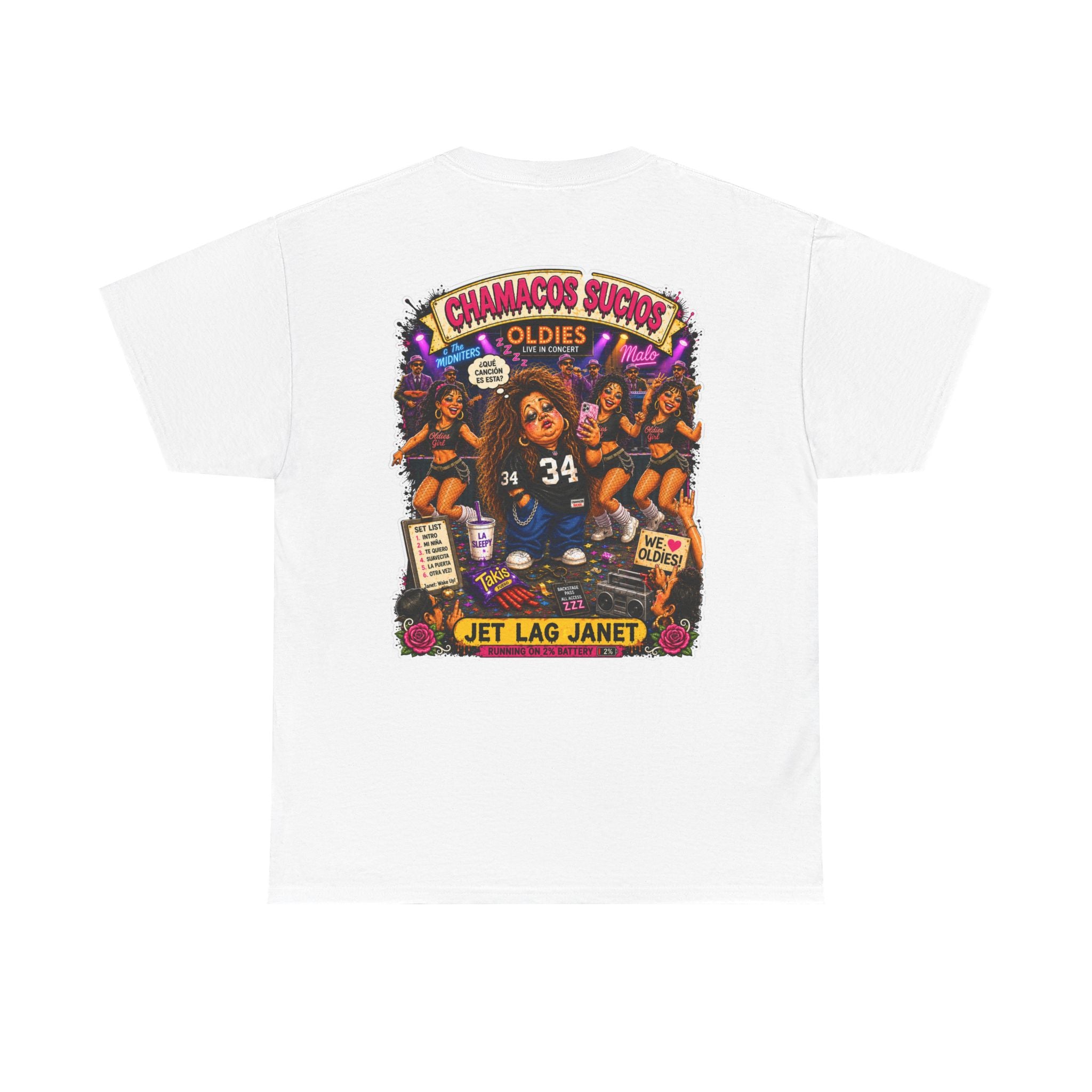 Jet Lag Janet™ | Chamacos Sucios Apparel Edition
