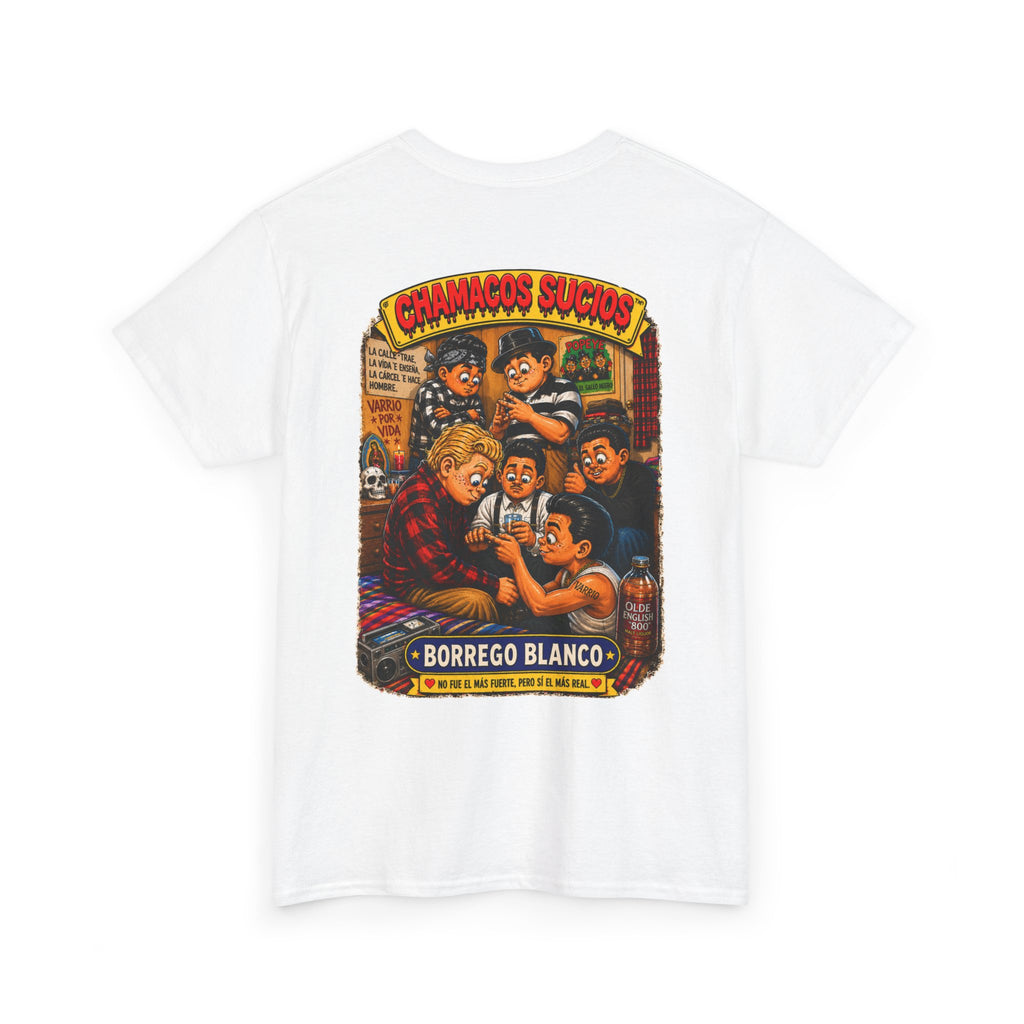 Borrego Blanco™ | Chamacos Sucios Apparel Edition